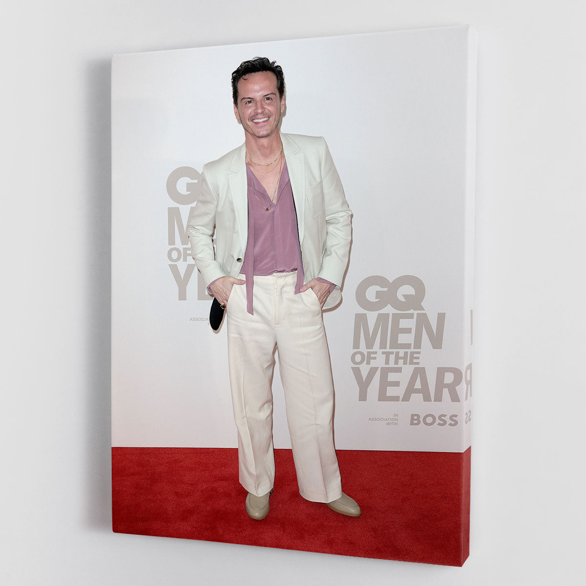 Andrew Scott at GQ Men of the Year awards Canvas Print or Poster - Canvas Art Rocks - 1