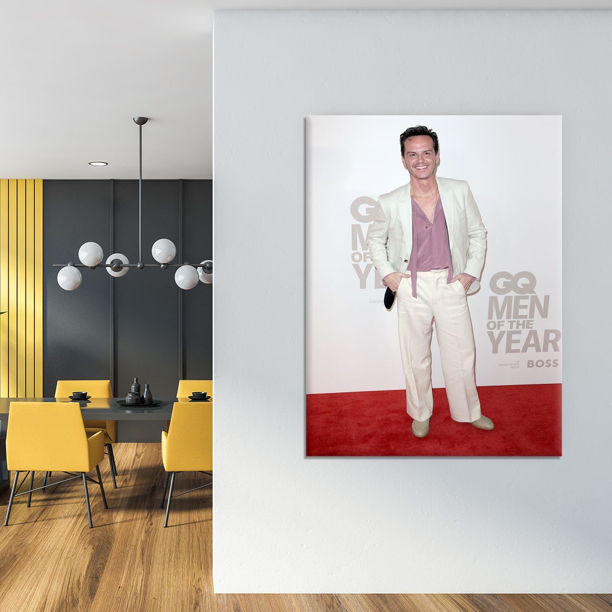 Andrew Scott at GQ Men of the Year awards Canvas Print or Poster - Canvas Art Rocks - 4