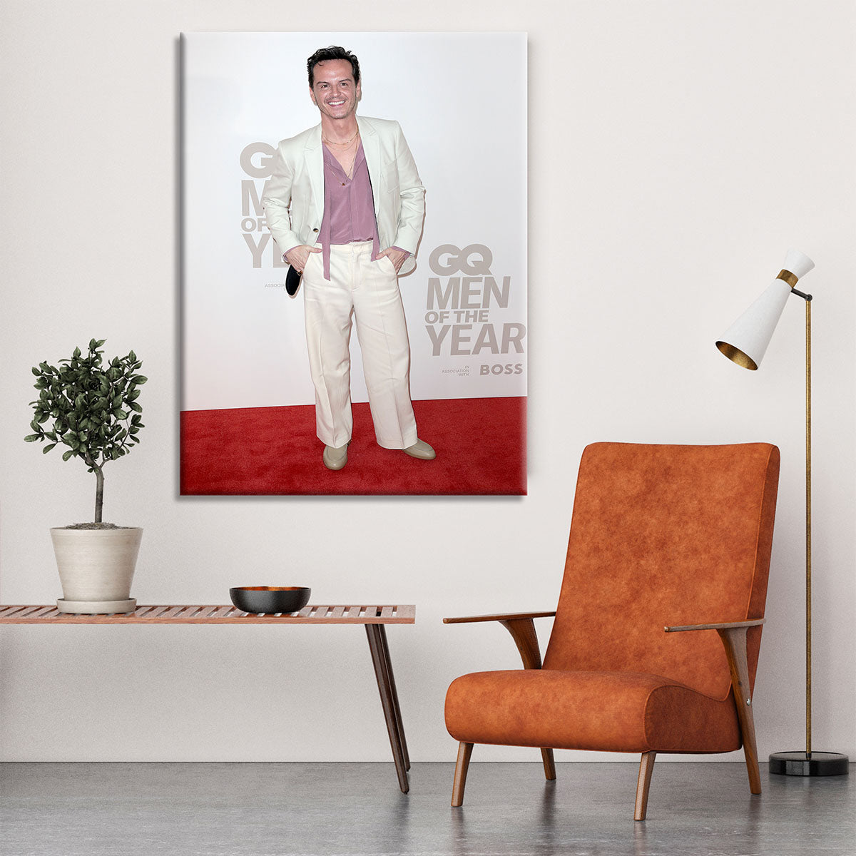 Andrew Scott at GQ Men of the Year awards Canvas Print or Poster - Canvas Art Rocks - 6