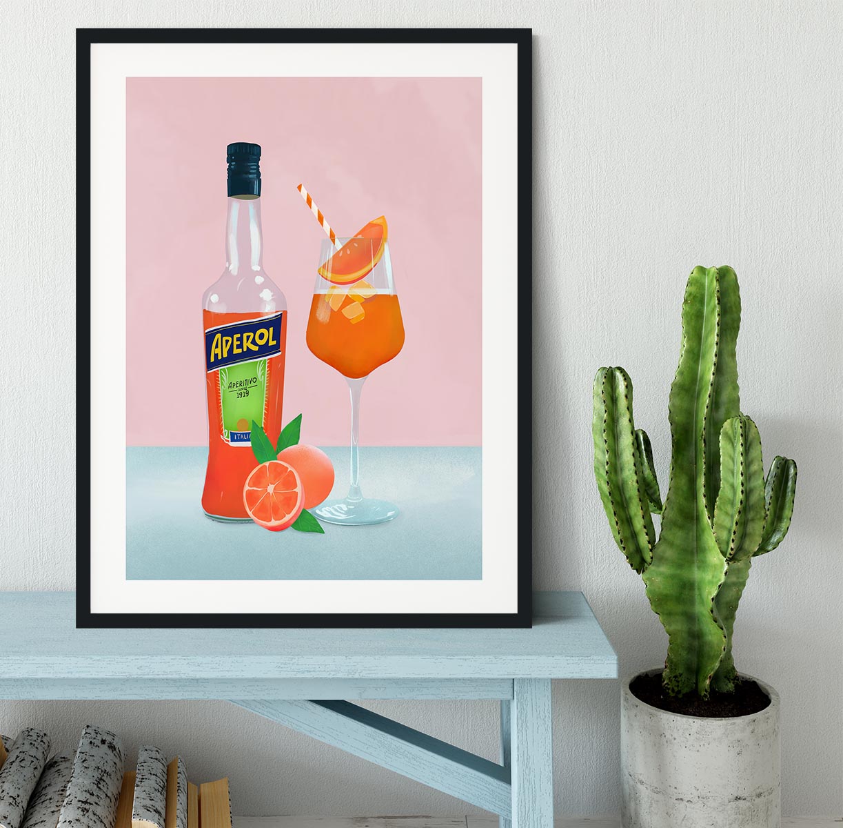 Aperol Spritz Framed Print - Canvas Art Rocks - 1