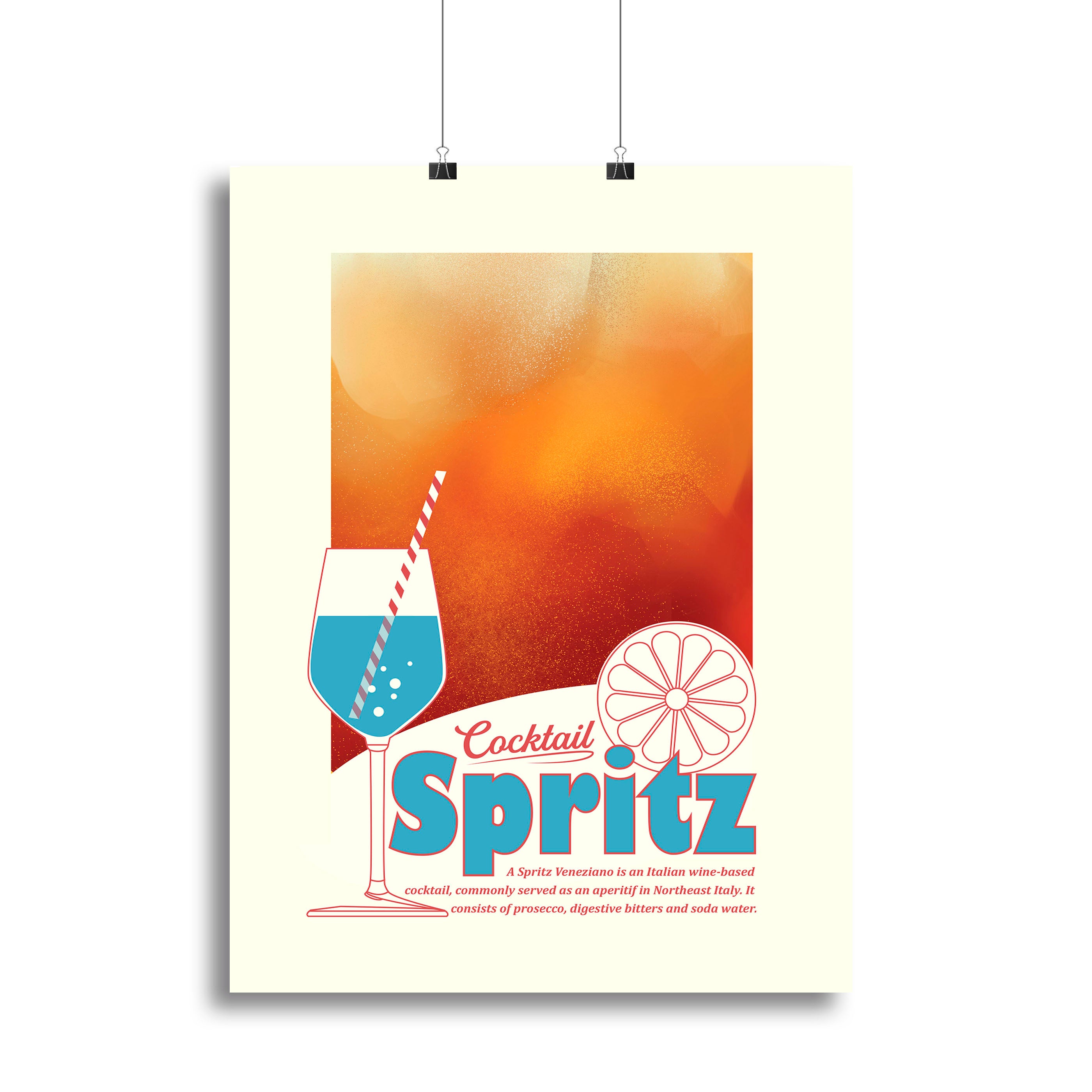 Aperol Spritz print Canvas Print or Poster - Canvas Art Rocks - 2