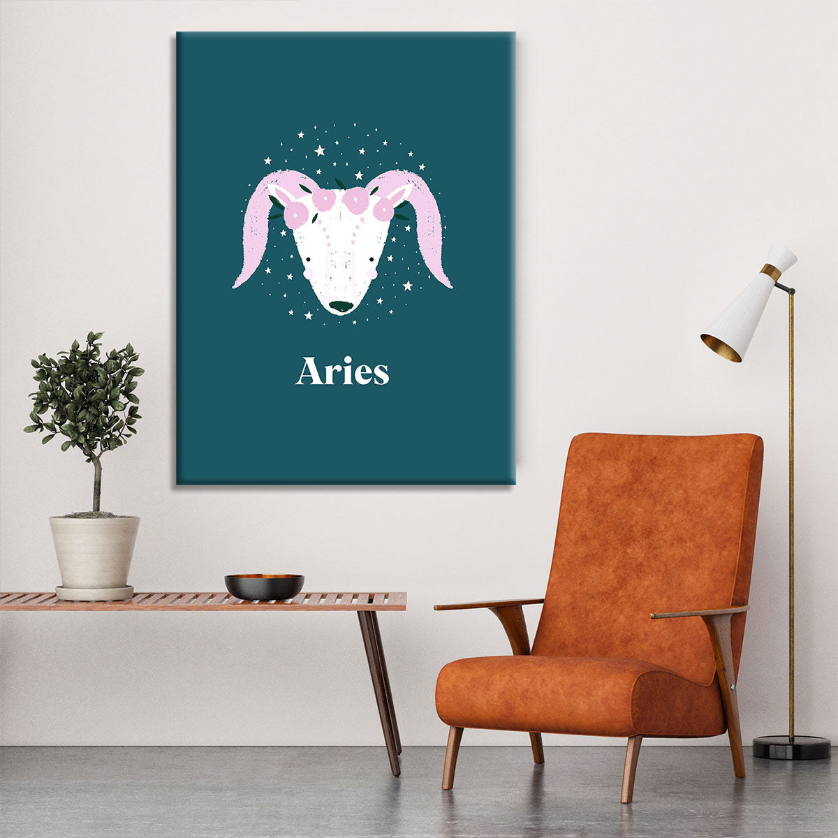 Aries Empowerment Print Canvas Print or Poster - Canvas Art Rocks - 6