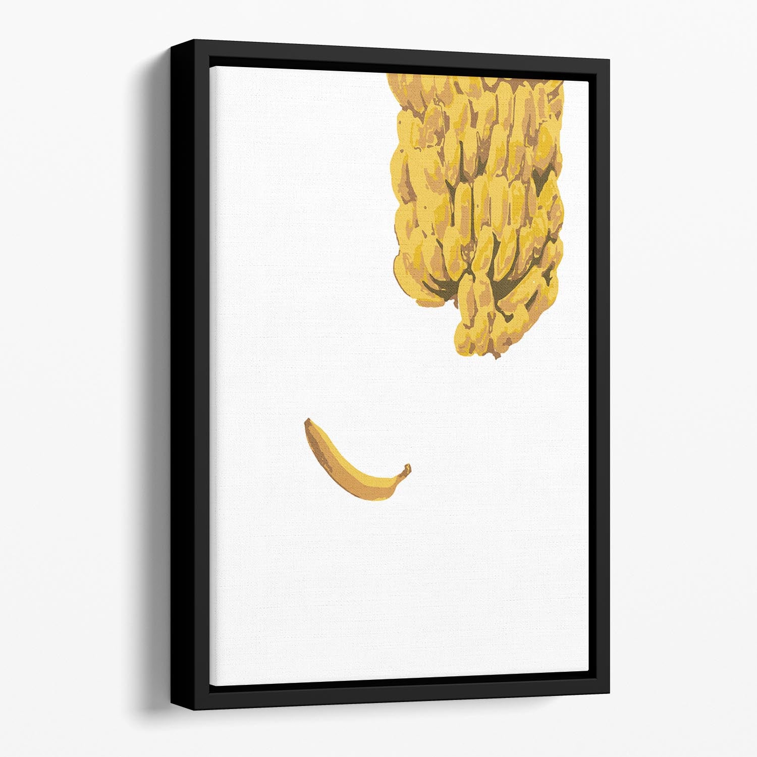 Bananas Floating Framed Canvas - 1x - 1