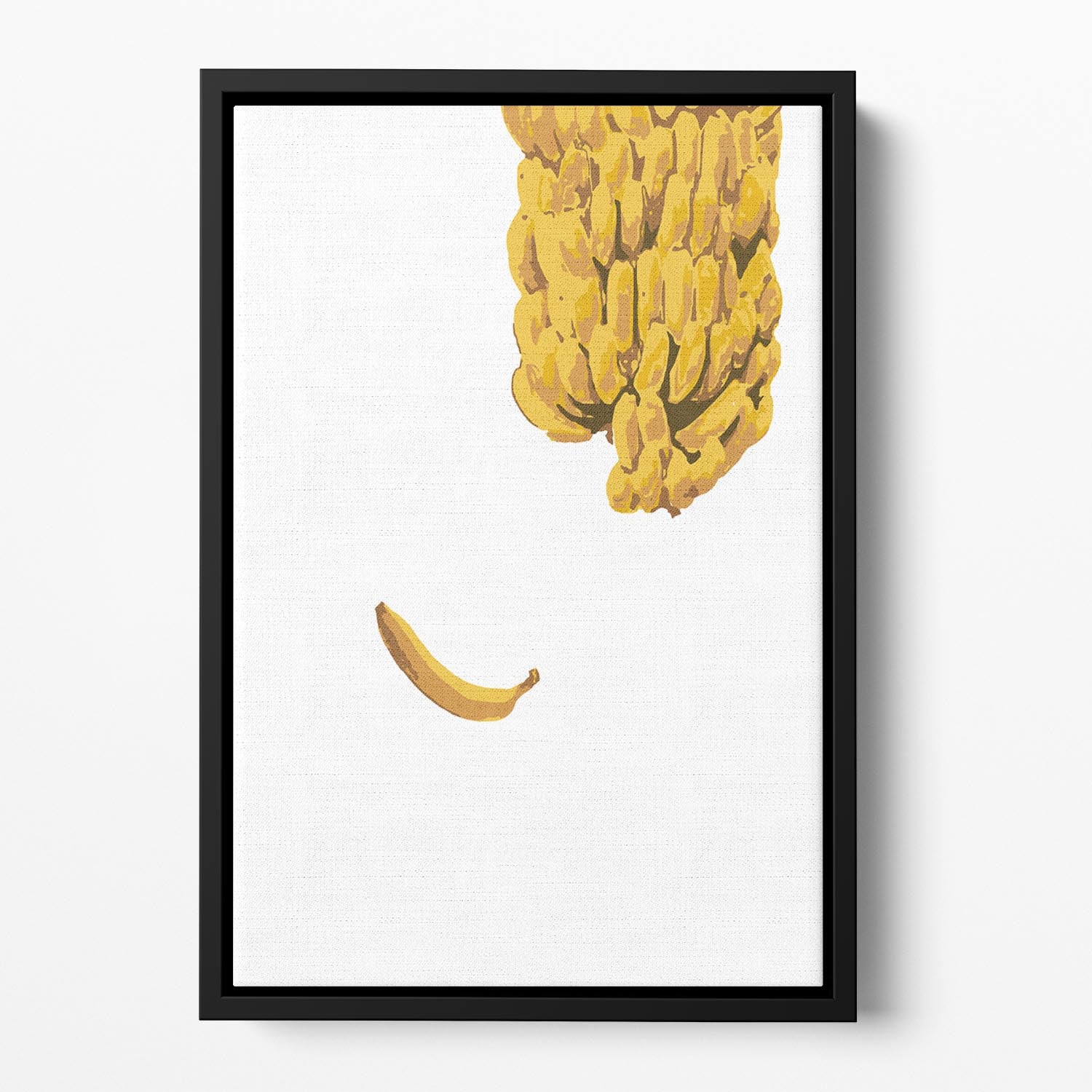 Bananas Floating Framed Canvas - 1x - 2