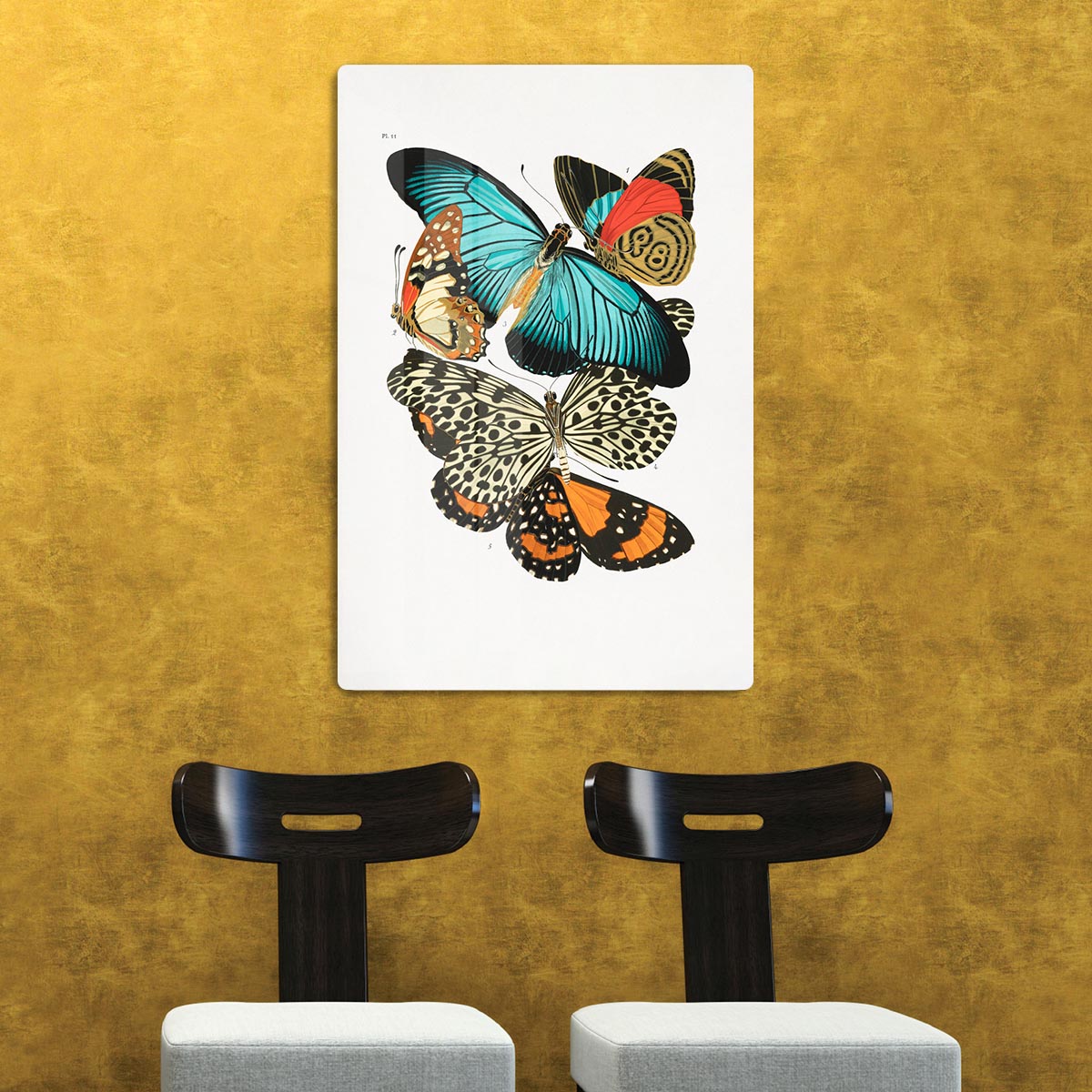 Butterflies Part 11 Acrylic Block - Canvas Art Rocks - 2