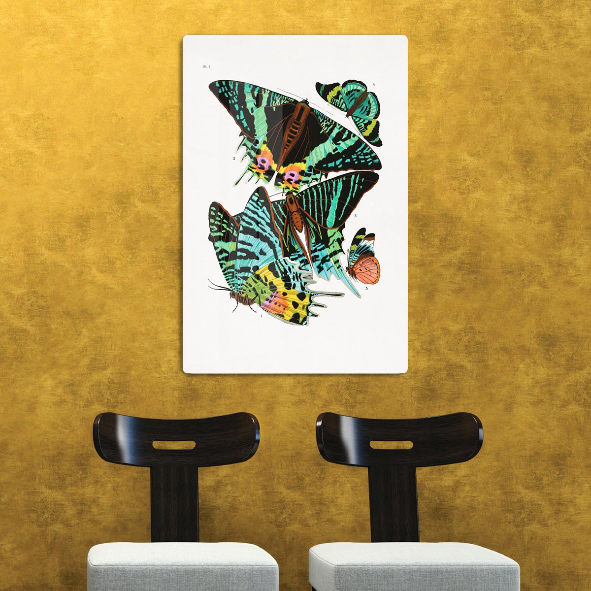 Butterflies Part 7 Acrylic Block - Canvas Art Rocks - 2