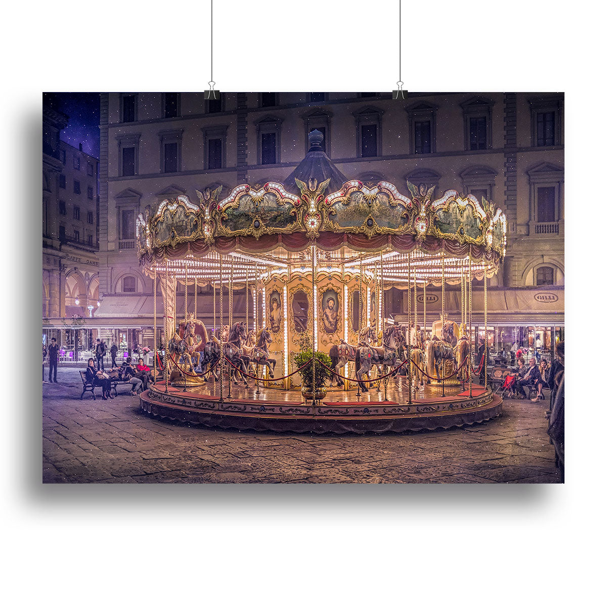 Carousel Canvas Print or Poster - 1x - 2