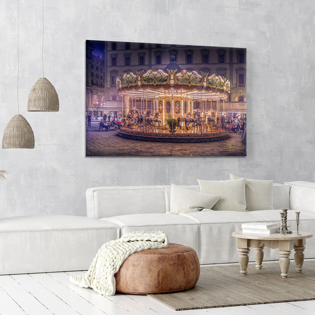 Carousel Canvas Print or Poster - 1x - 6