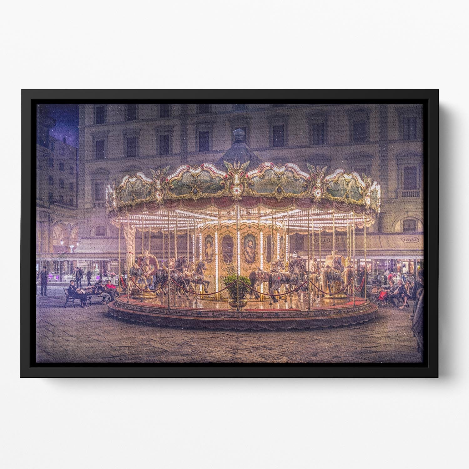 Carousel Floating Framed Canvas - 1x - 2