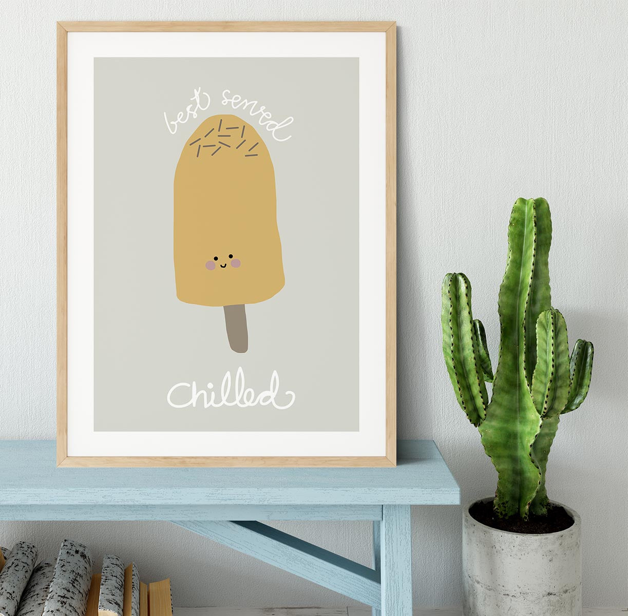 Chilled Ice Cream Framed Print - 1x - 3