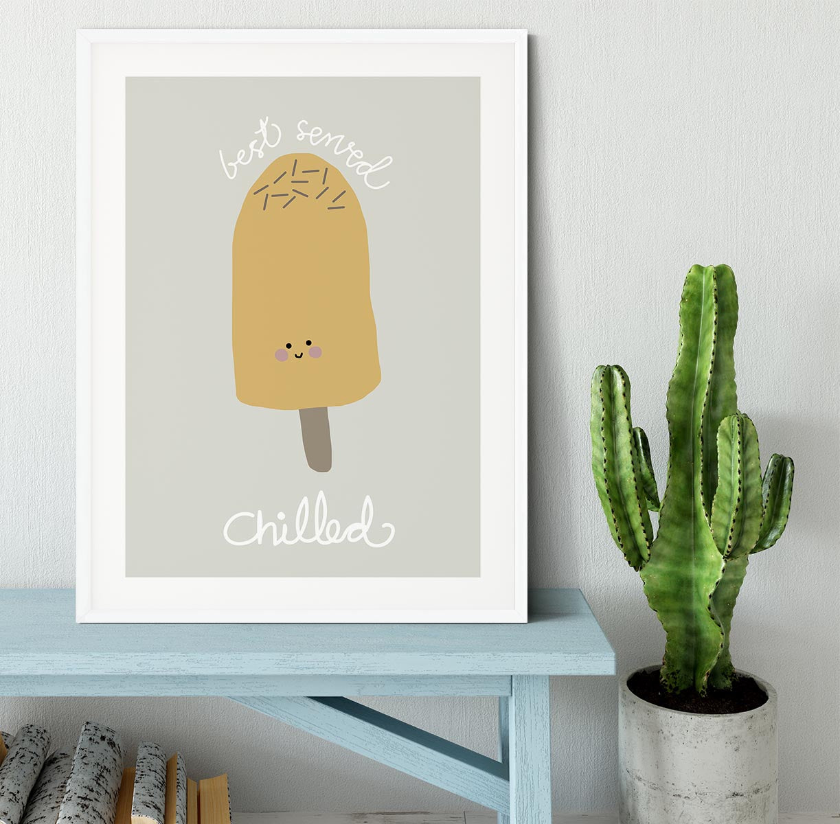 Chilled Ice Cream Framed Print - 1x - 5