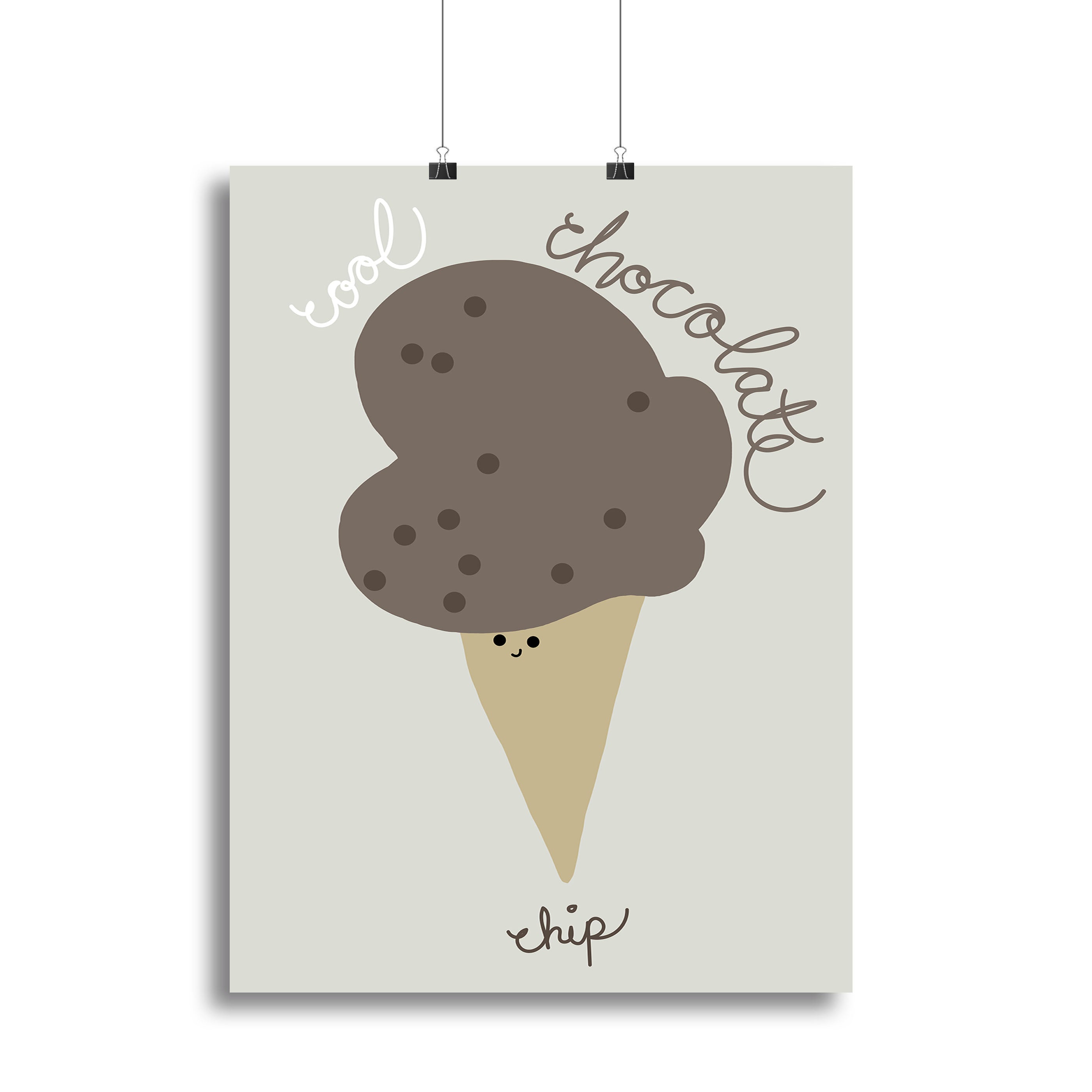 Chocolate Chip Canvas Print or Poster - 1x - 2