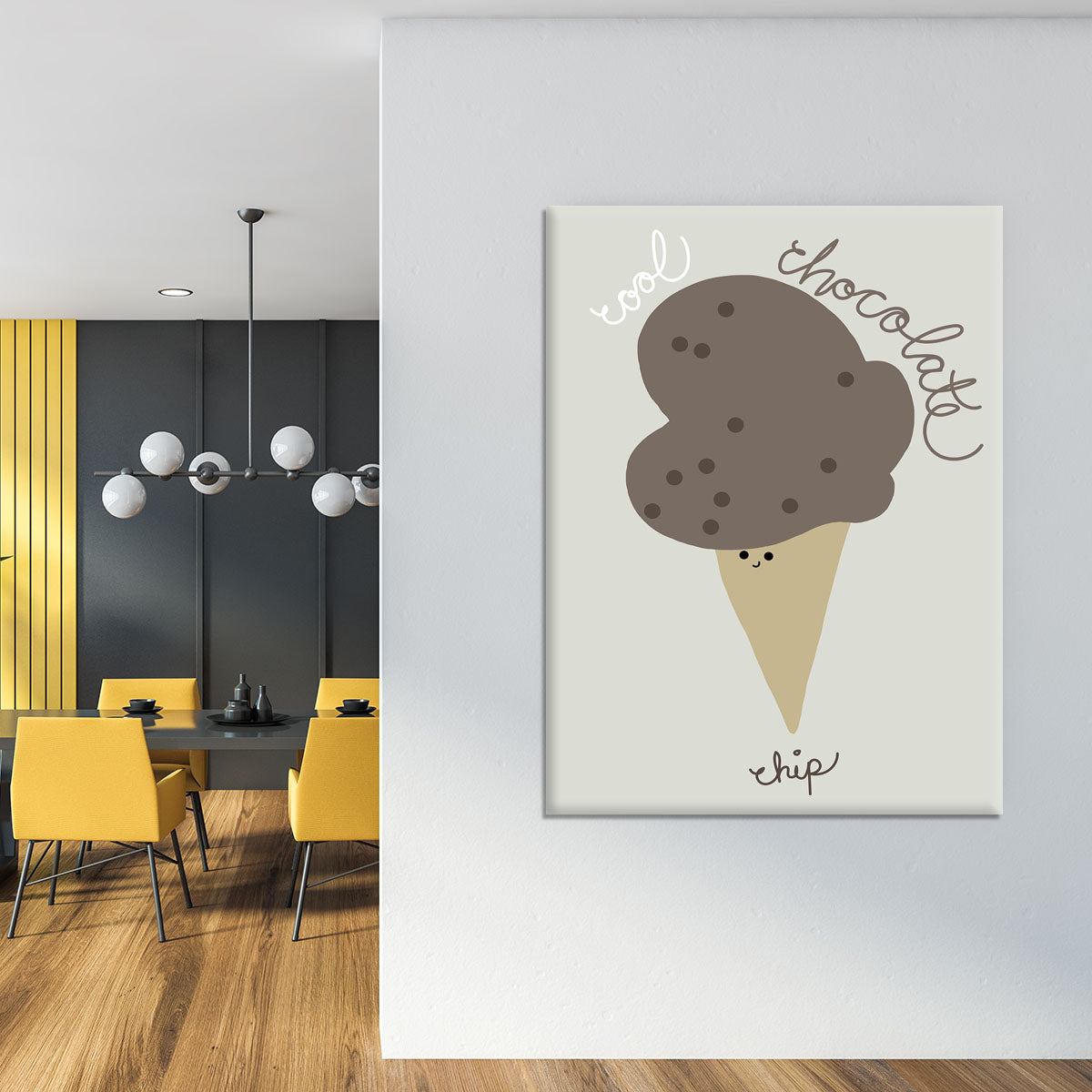 Chocolate Chip Canvas Print or Poster - 1x - 4