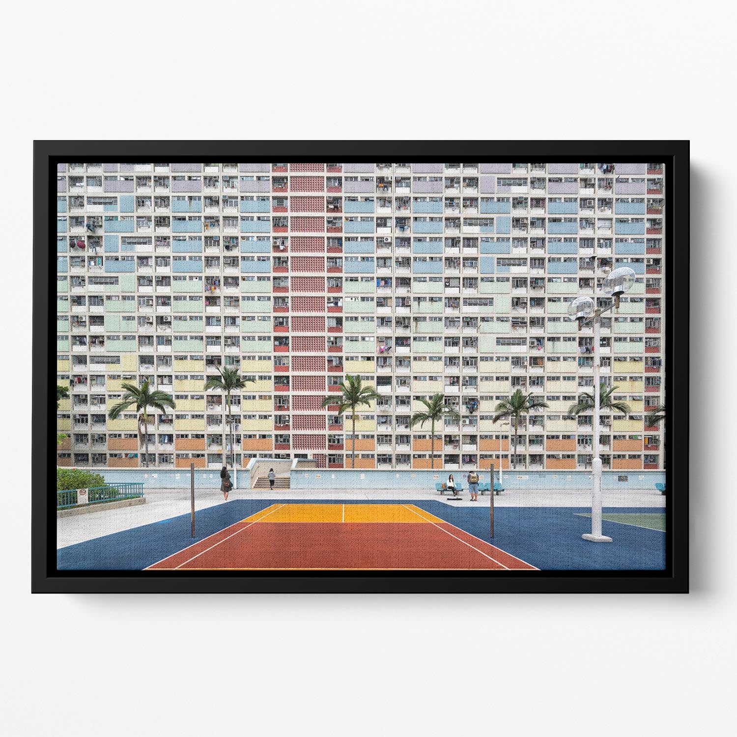 Choi Hung Estate Floating Framed Canvas - 1x - 2