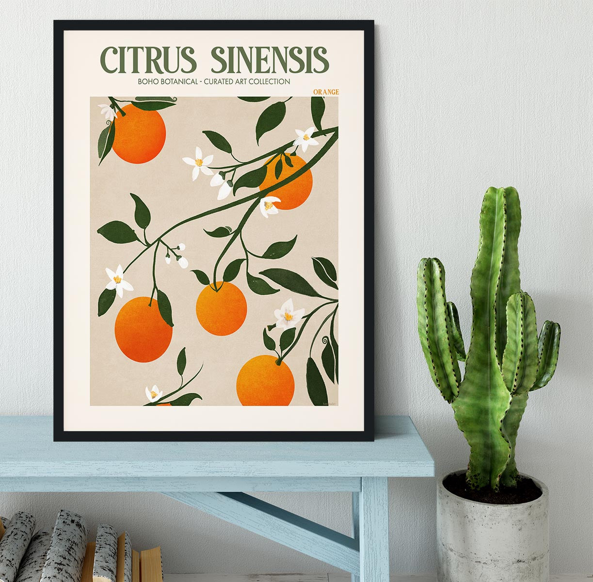 Citrus Sinensis Framed Print - Canvas Art Rocks - 2