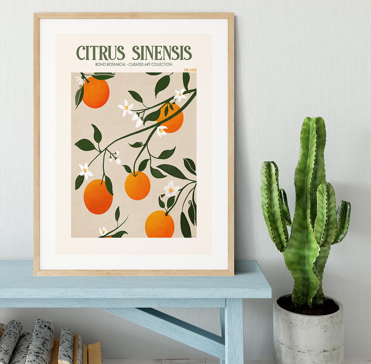 Citrus Sinensis Framed Print - Canvas Art Rocks - 3