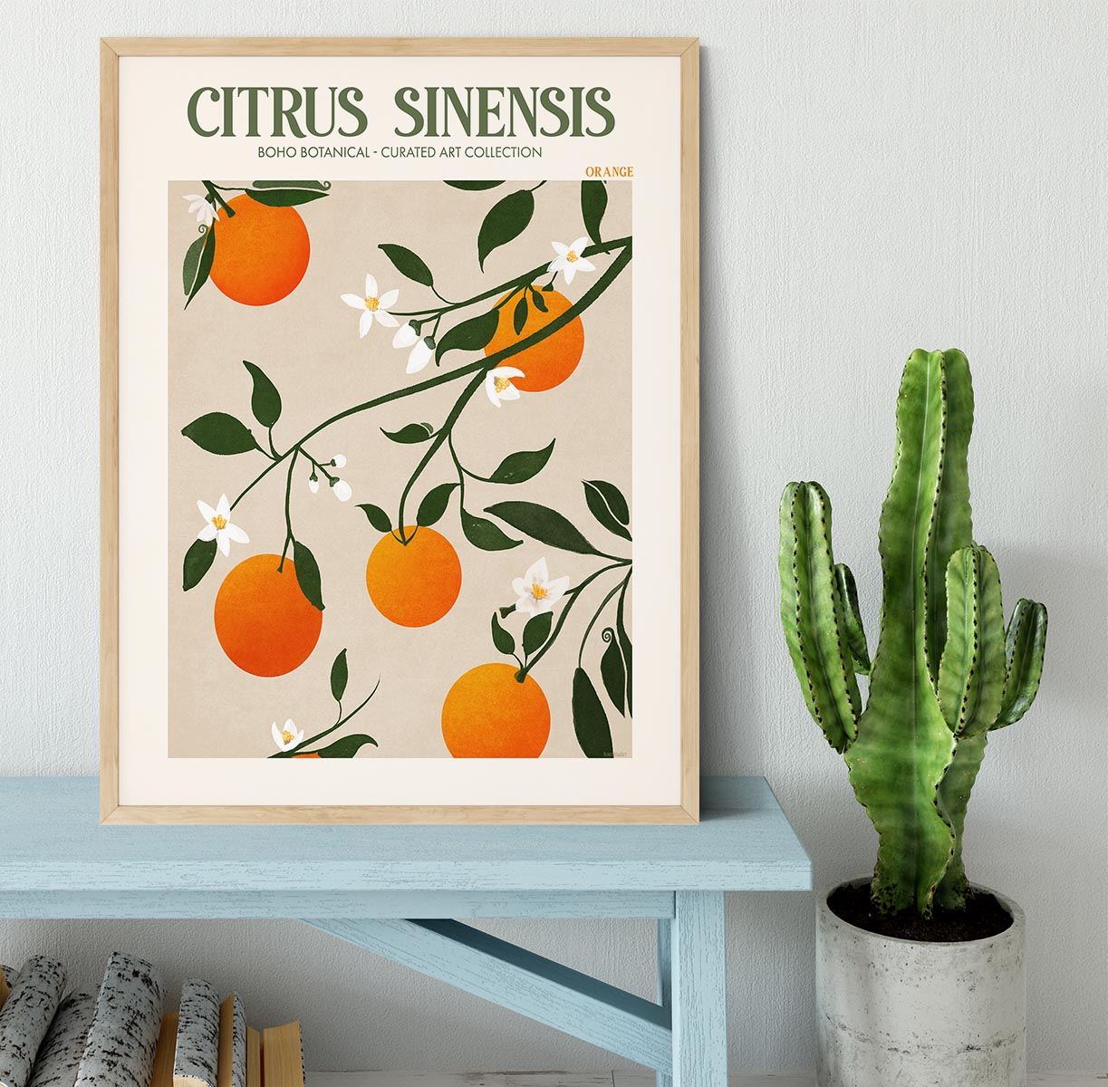 Citrus Sinensis Framed Print - Canvas Art Rocks - 4