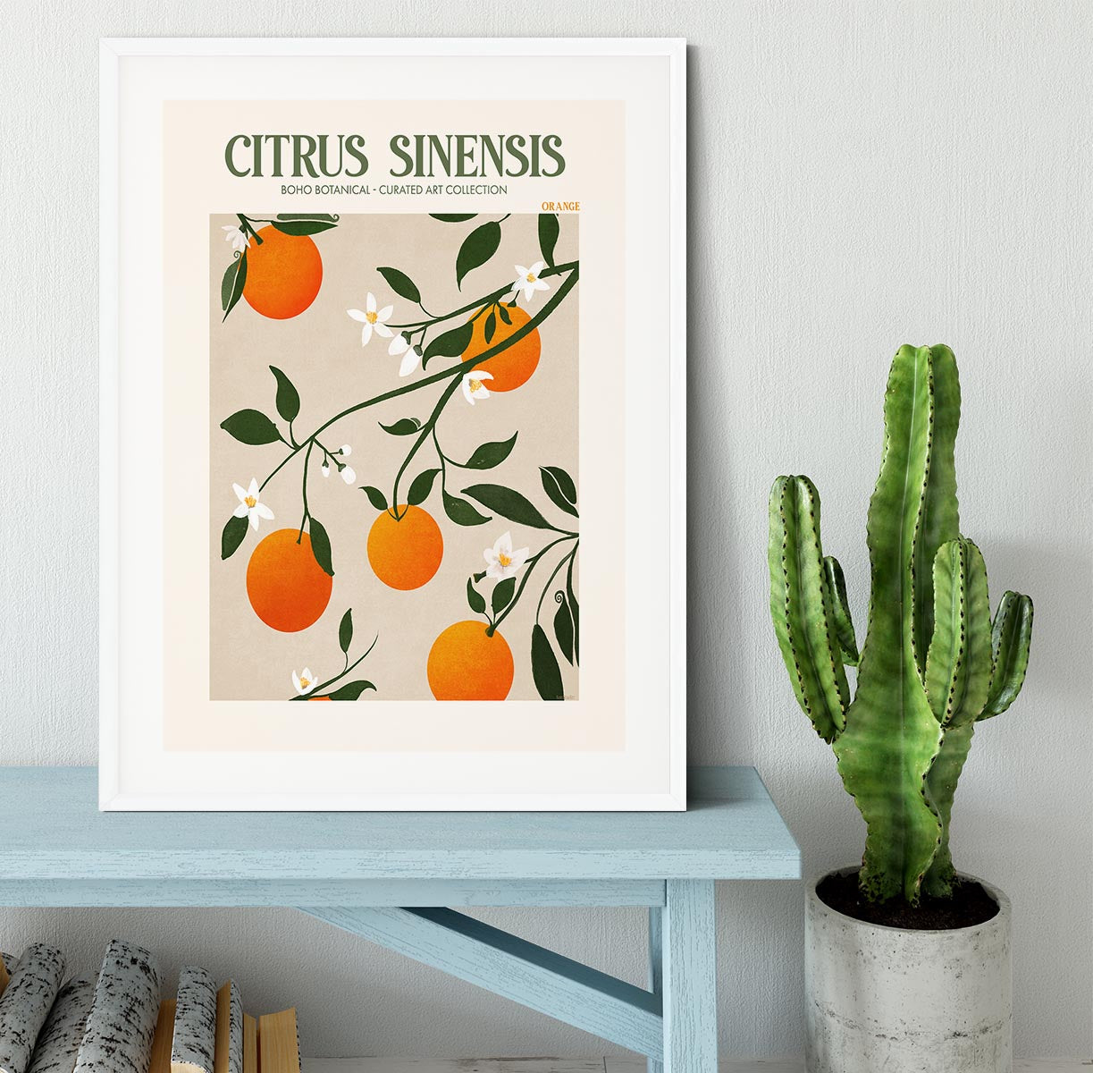 Citrus Sinensis Framed Print - Canvas Art Rocks - 5