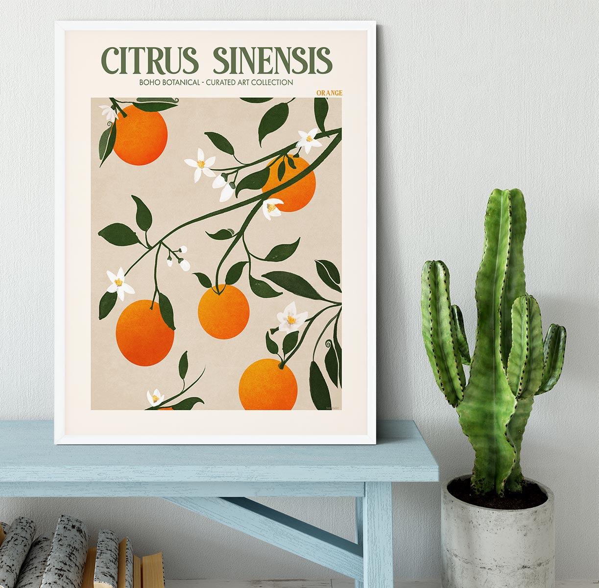 Citrus Sinensis Framed Print - Canvas Art Rocks -6