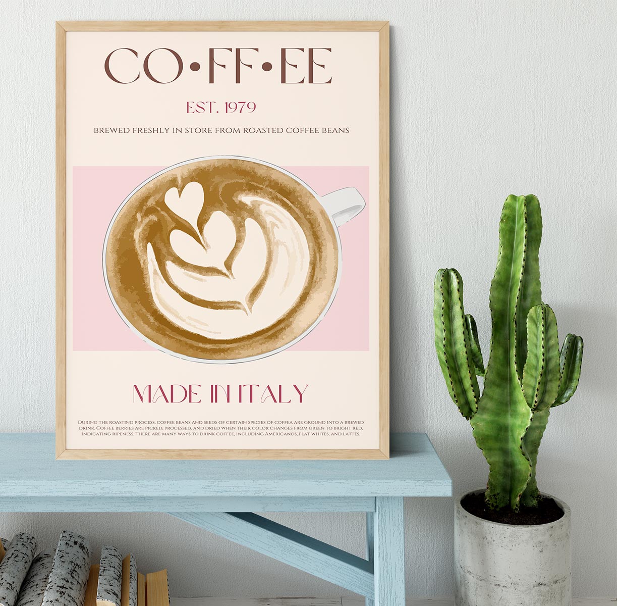 Coffee Print Framed Print - Canvas Art Rocks - 4