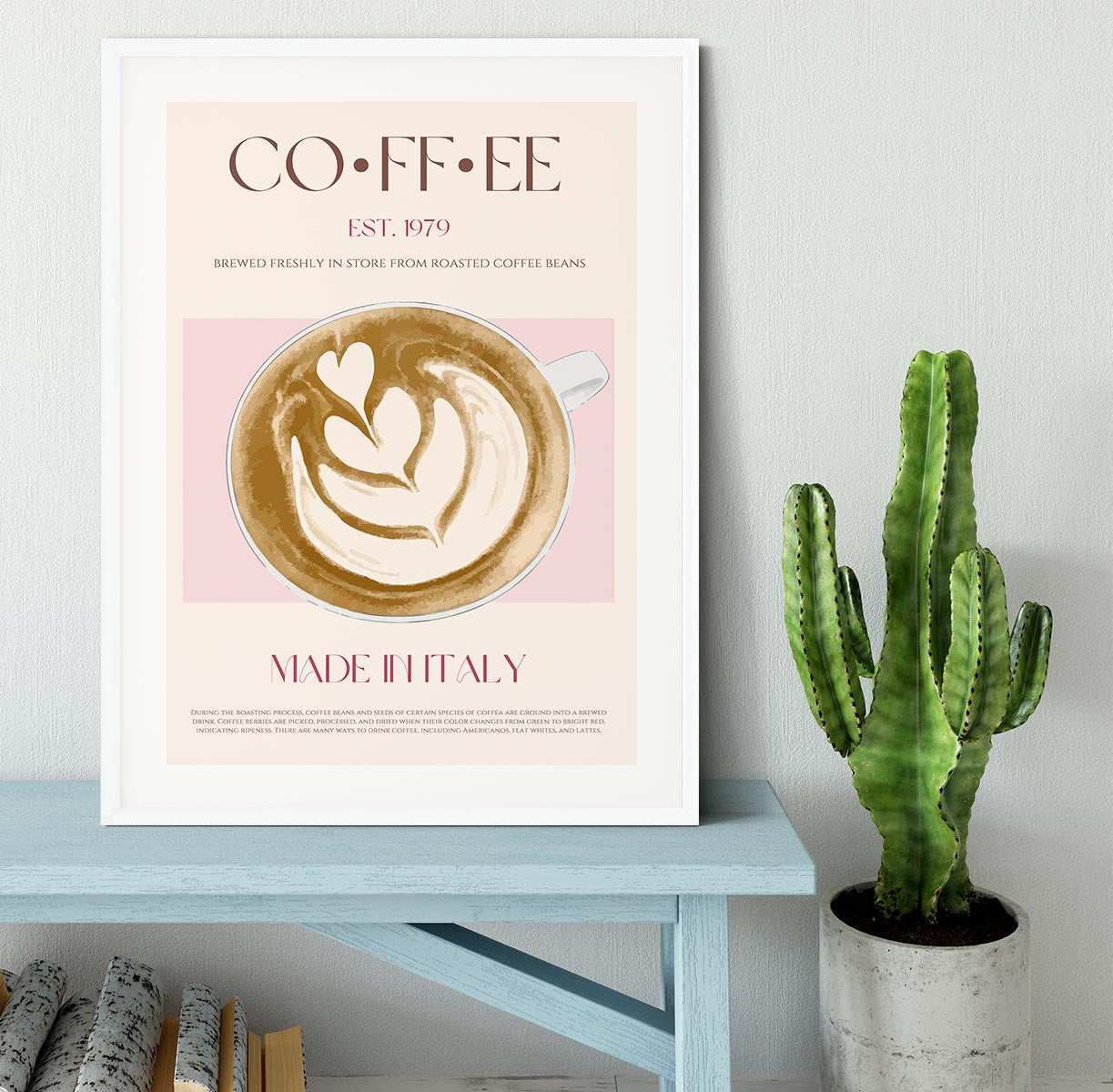 Coffee Print Framed Print - Canvas Art Rocks - 5