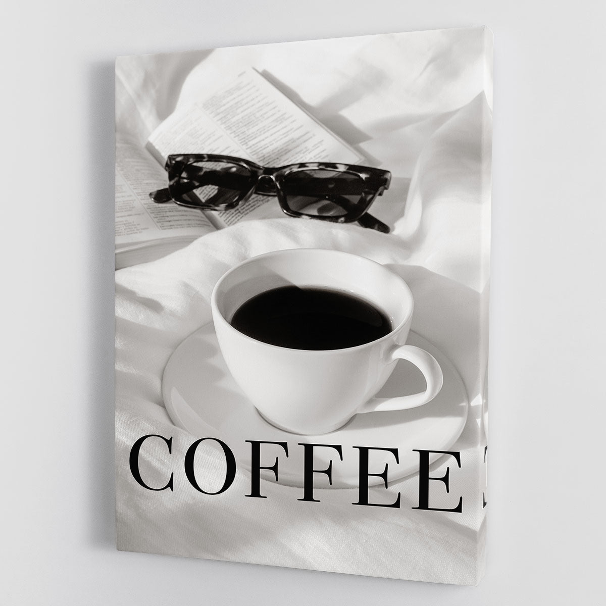 Coffee in Bed Canvas Print or Poster - Canvas Art Rocks - 1