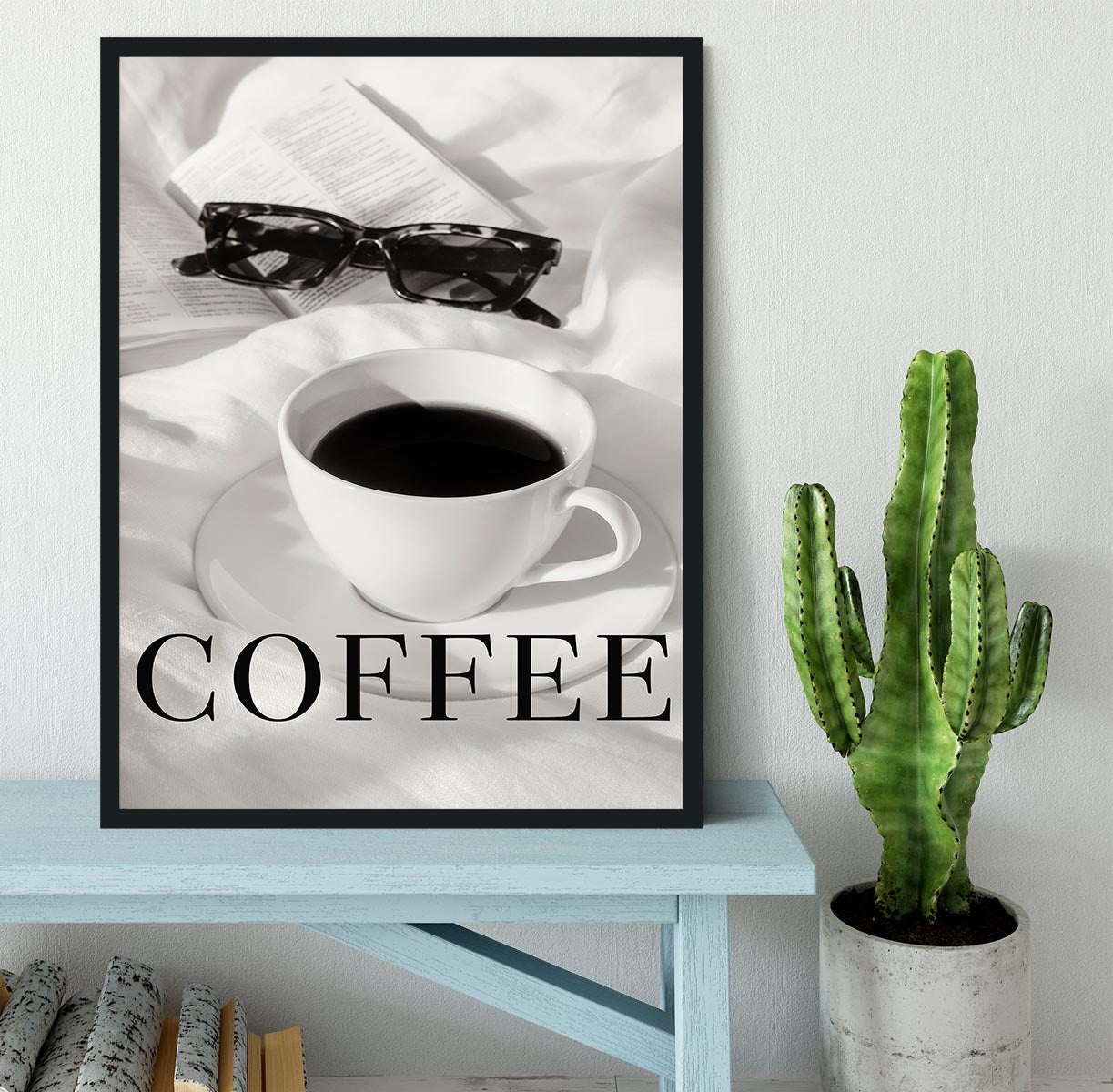 Coffee in Bed Framed Print - Canvas Art Rocks - 2