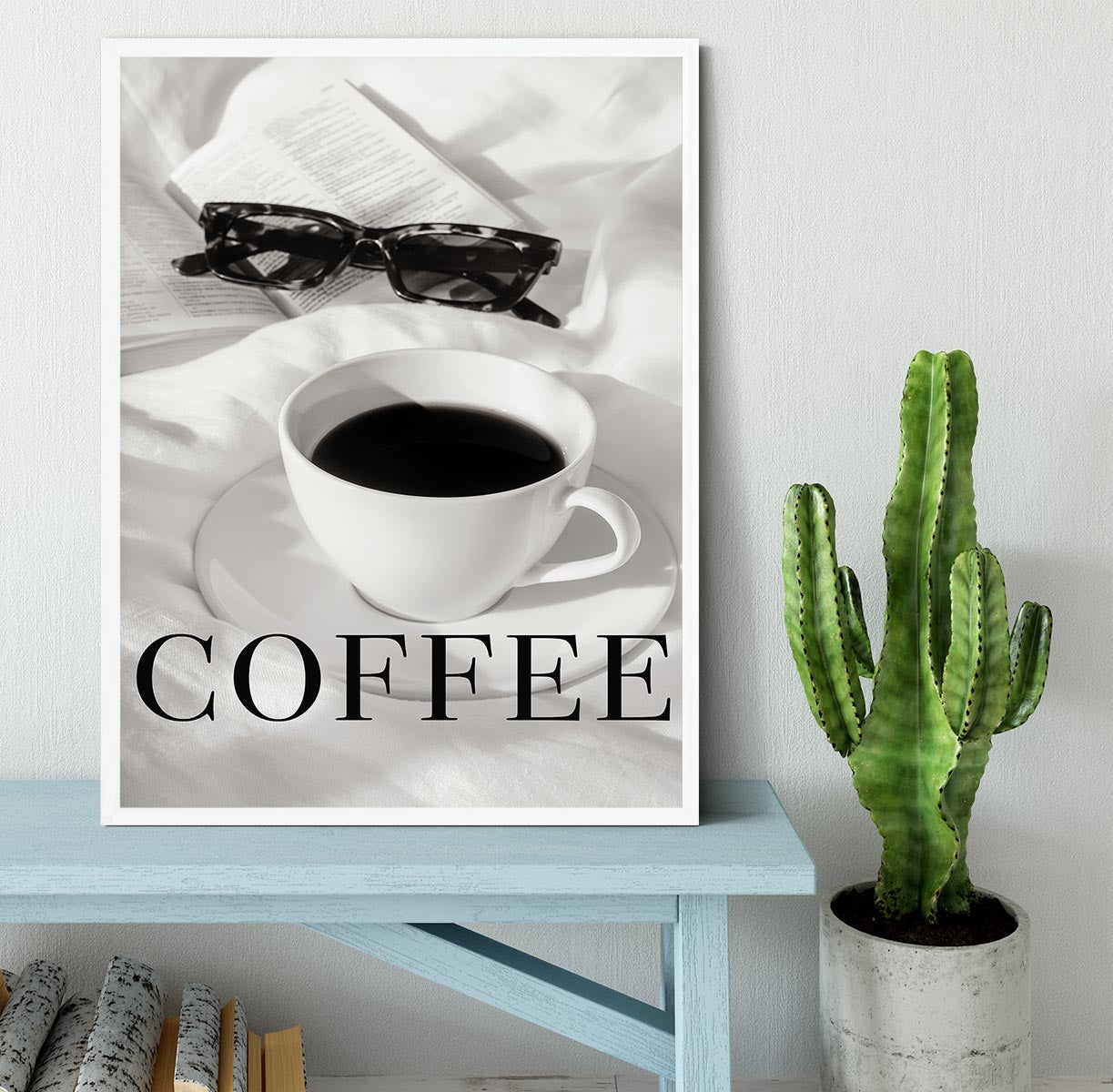 Coffee in Bed Framed Print - Canvas Art Rocks -6