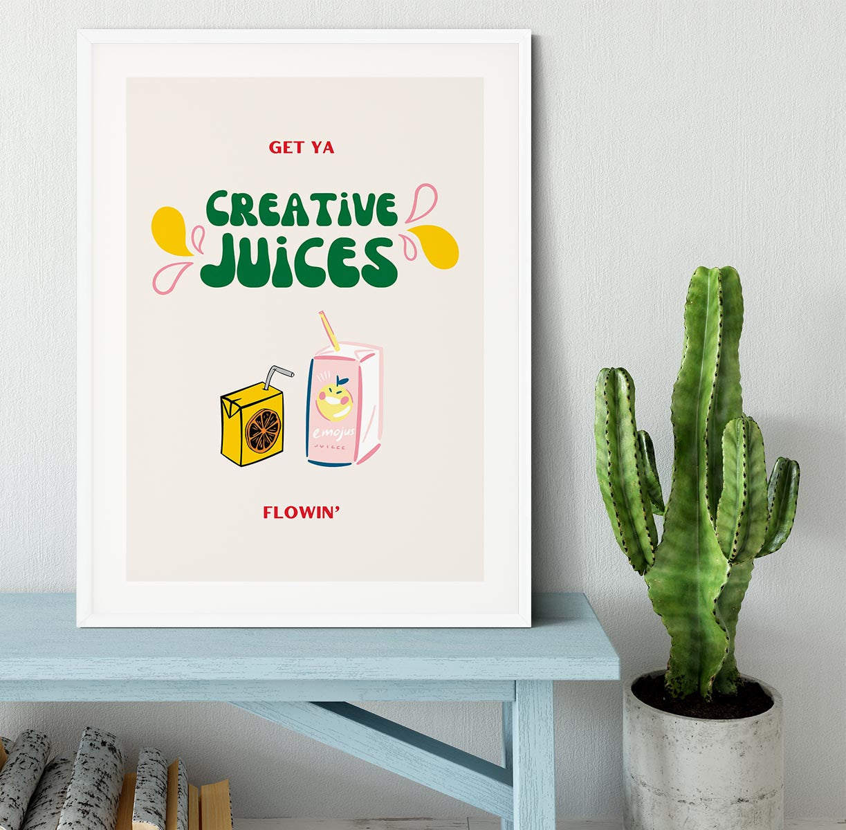 Creative Juices Print Framed Print - Canvas Art Rocks - 5