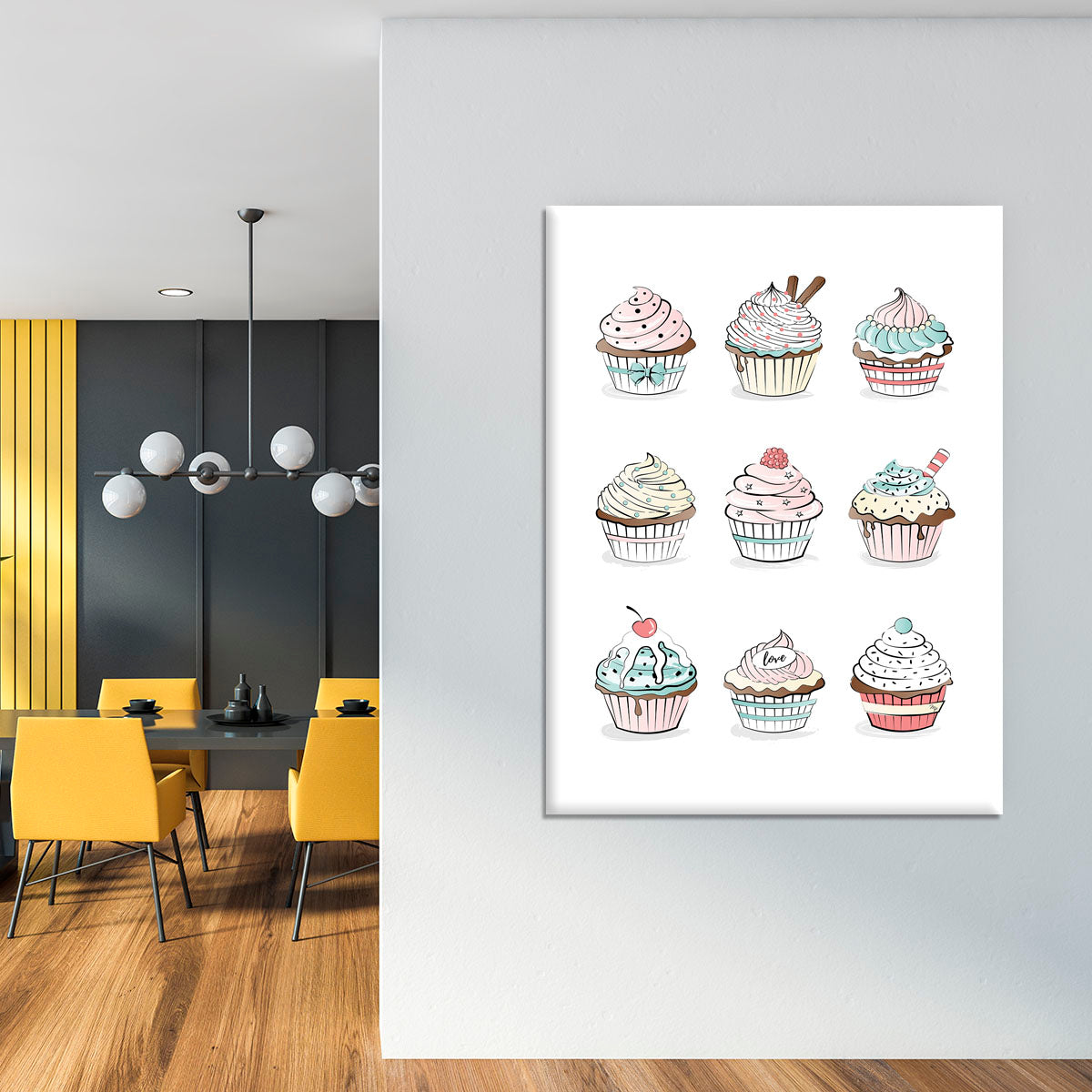 Cupcakes Canvas Print or Poster - Canvas Art Rocks - 4