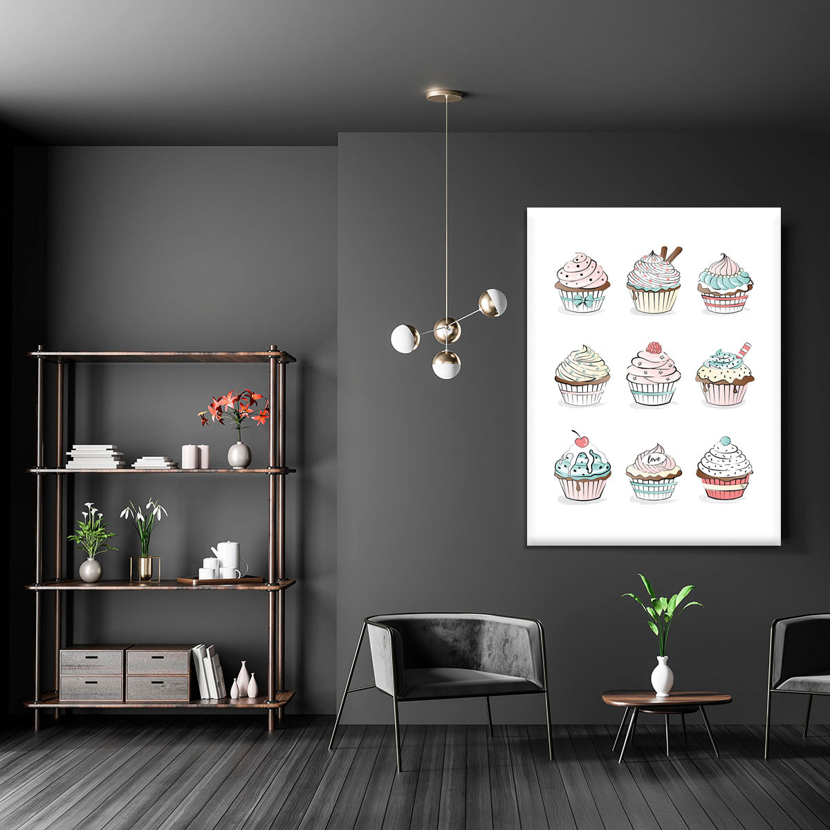 Cupcakes Canvas Print or Poster - Canvas Art Rocks - 5