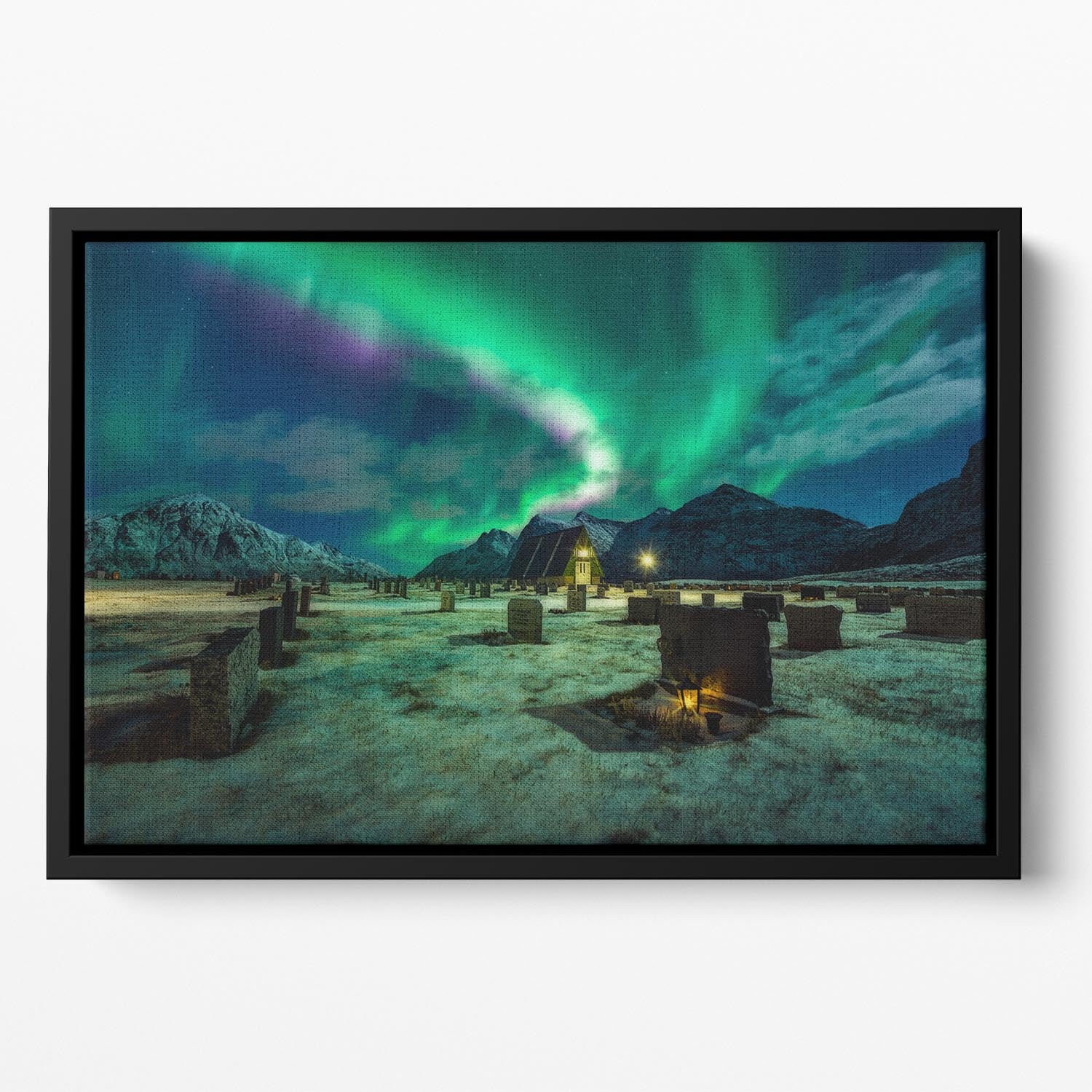 Dacing All Night Long II Floating Framed Canvas - Canvas Art Rocks - 2