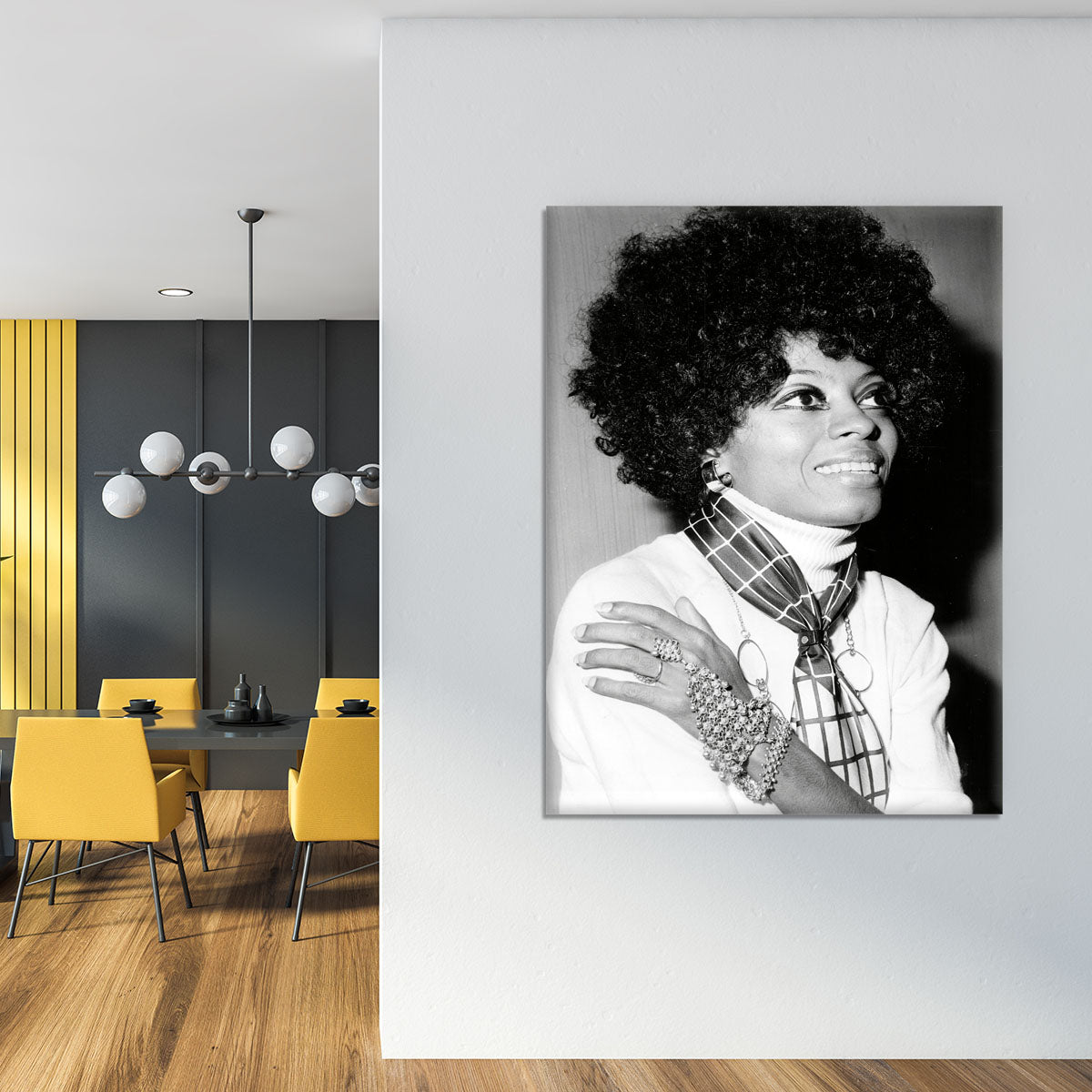 Diana Ross in 1968 Canvas Print or Poster - Canvas Art Rocks - 4