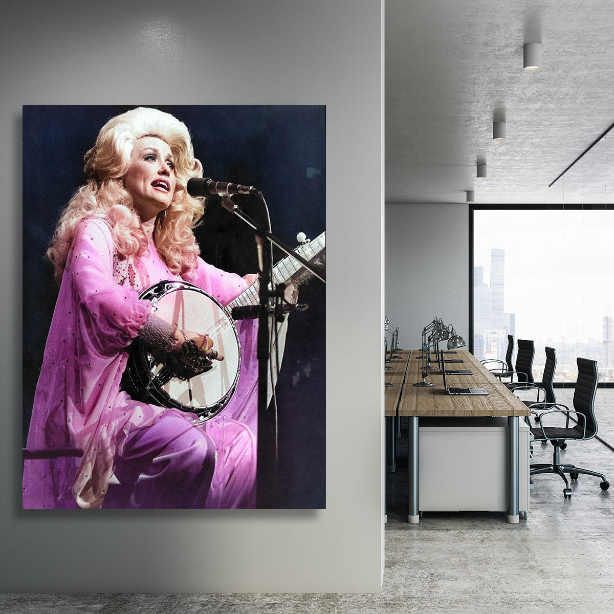 Dolly Parton Performing Canvas Print or Poster - Canvas Art Rocks - 3