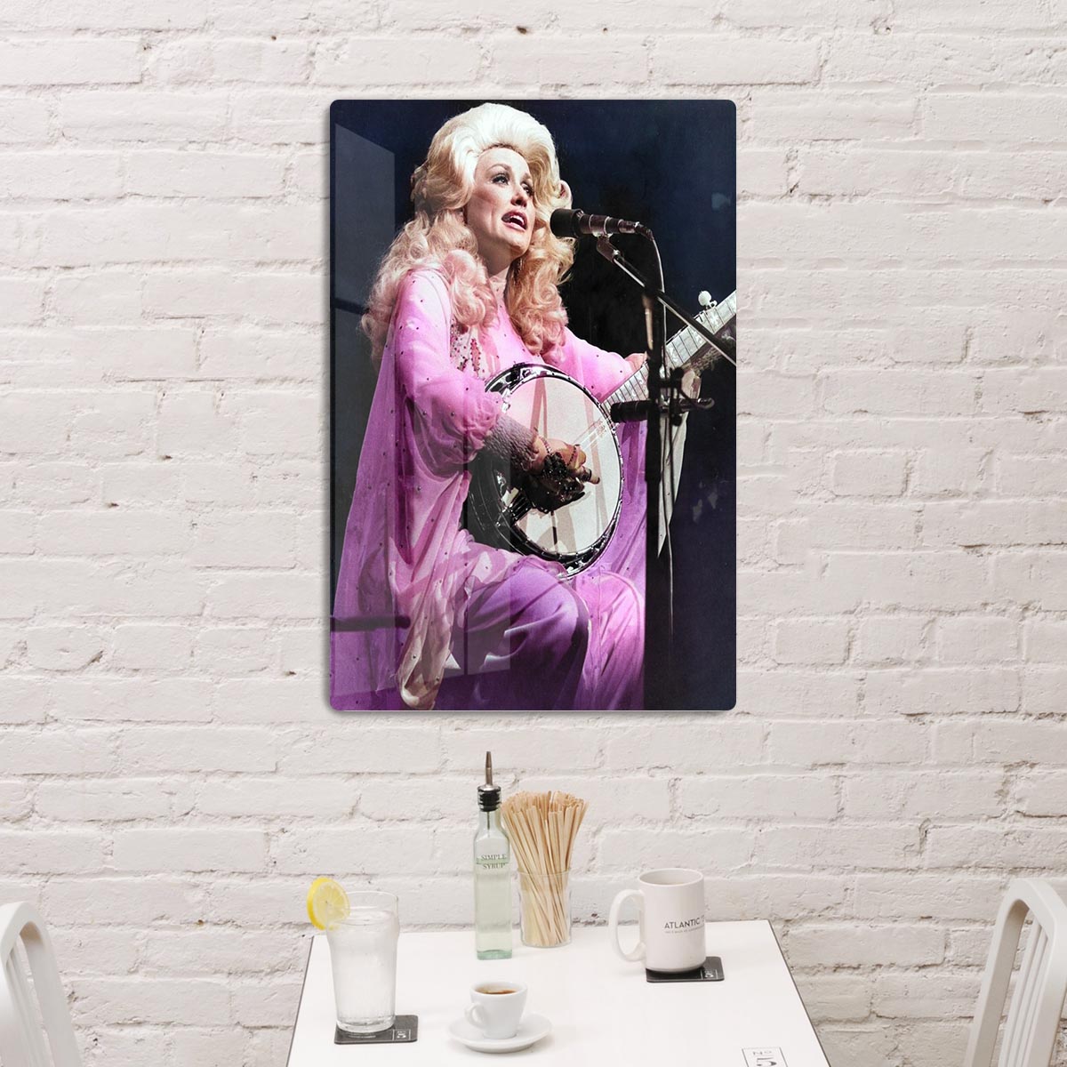 Dolly Parton Performing Acrylic Block - Canvas Art Rocks - 3