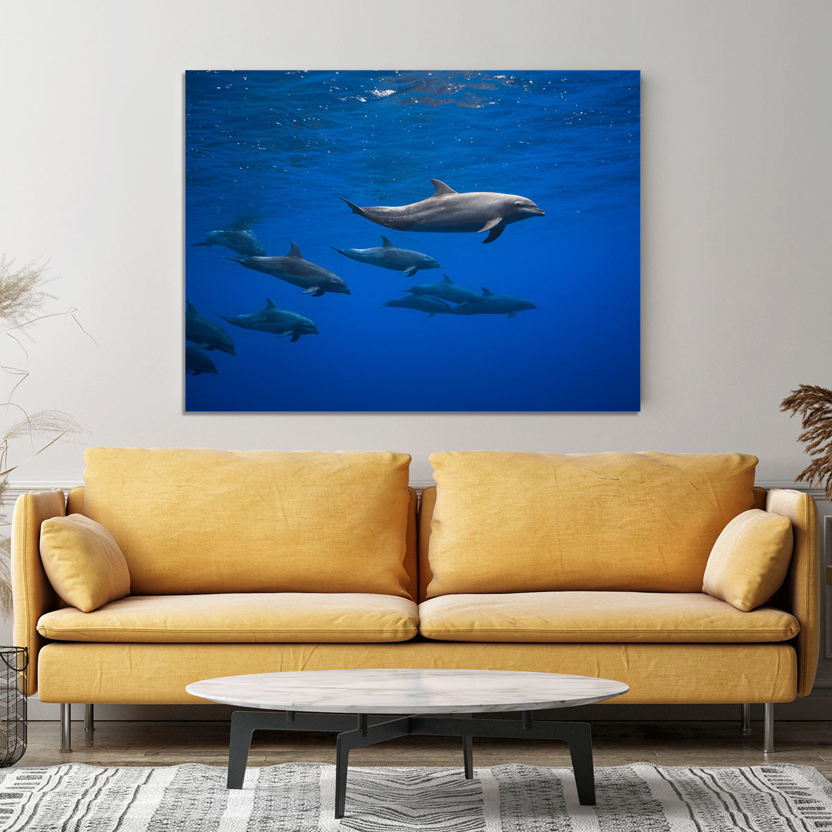 Dolphins Canvas Print or Poster - 1x - 4