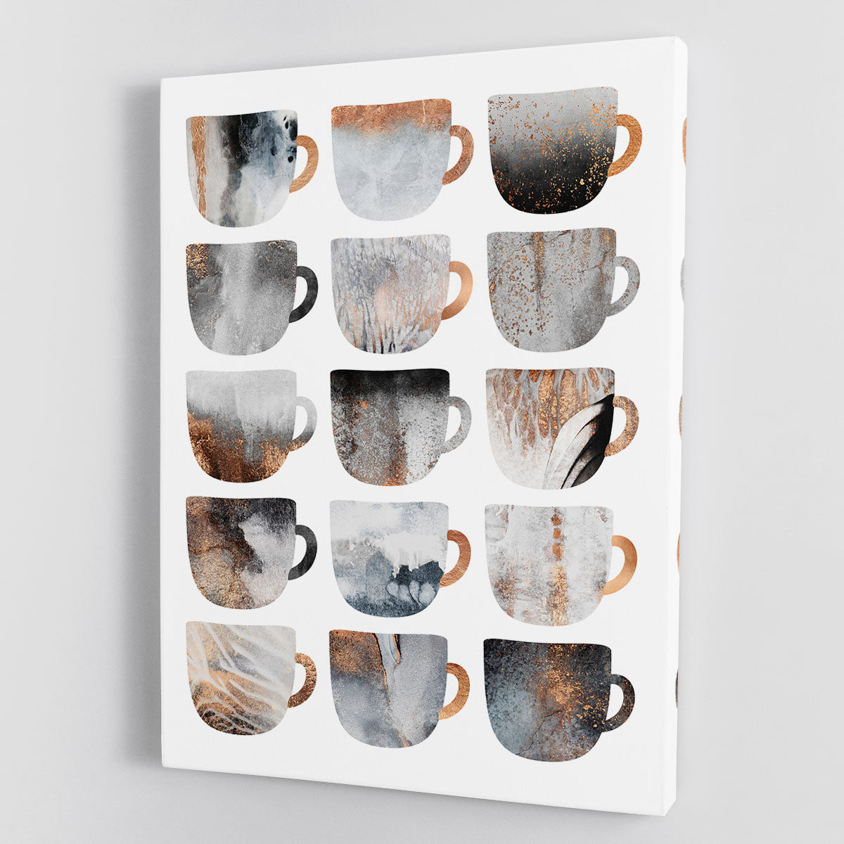 Dreamy Coffee Cups Canvas Print or Poster - Canvas Art Rocks - 1