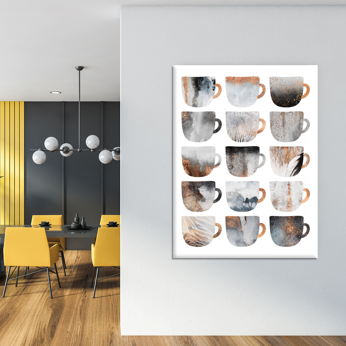 Dreamy Coffee Cups Canvas Print or Poster - Canvas Art Rocks - 4