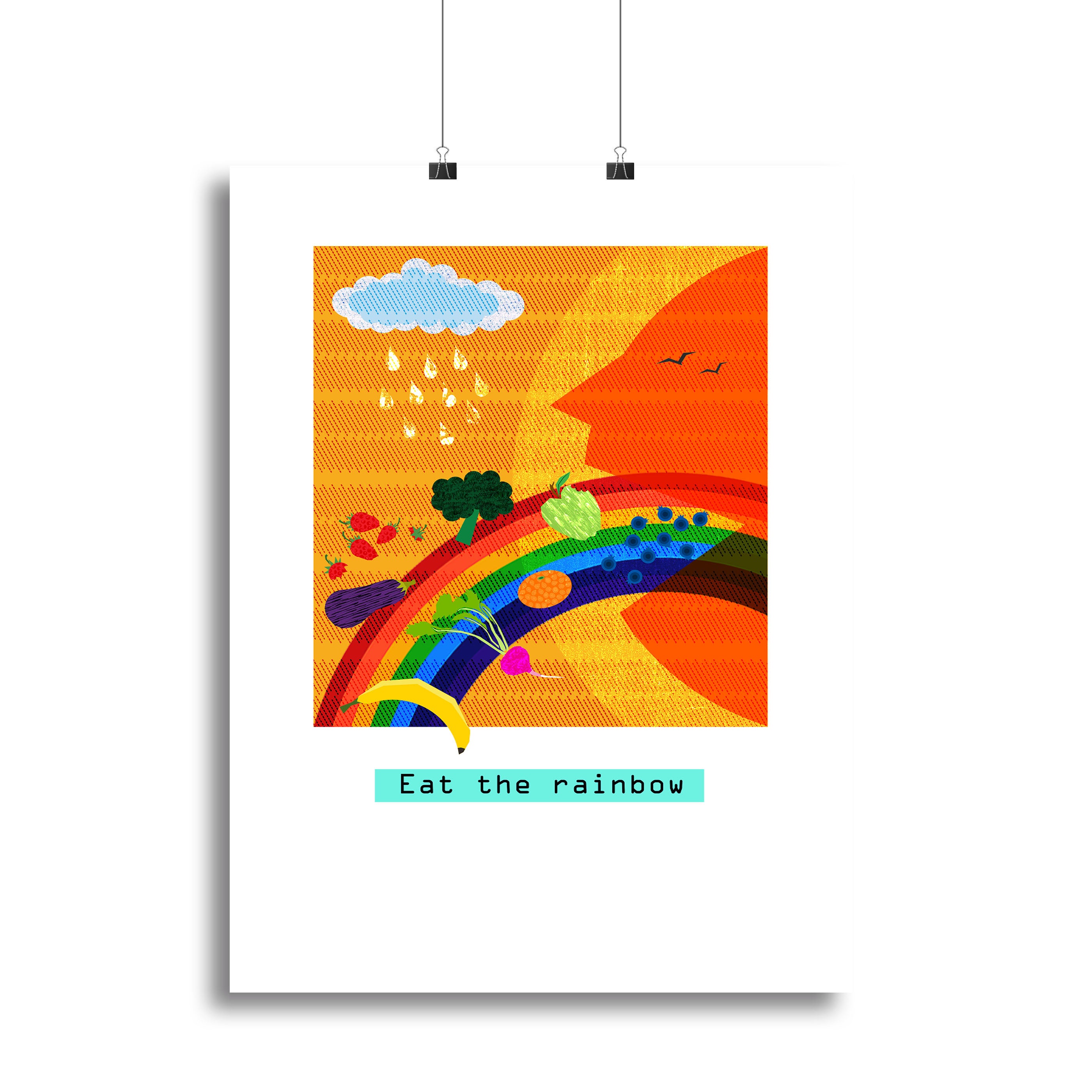 Eat the rainbow Canvas Print or Poster - 1x - 2