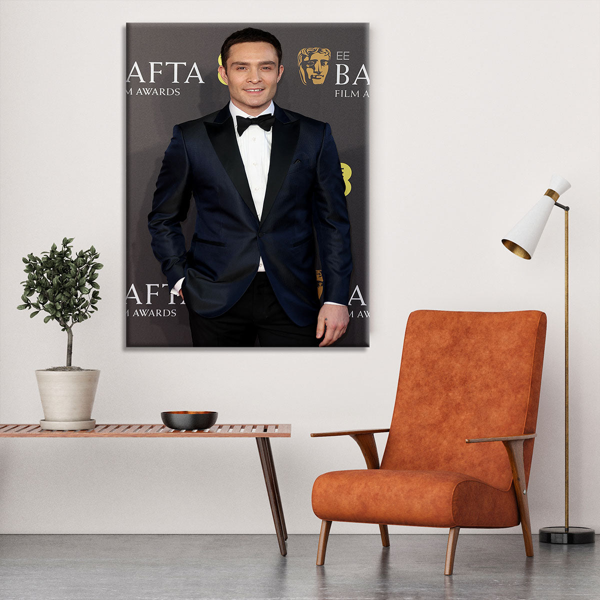 Ed Westwick at the Baftas Canvas Print or Poster - Canvas Art Rocks - 6