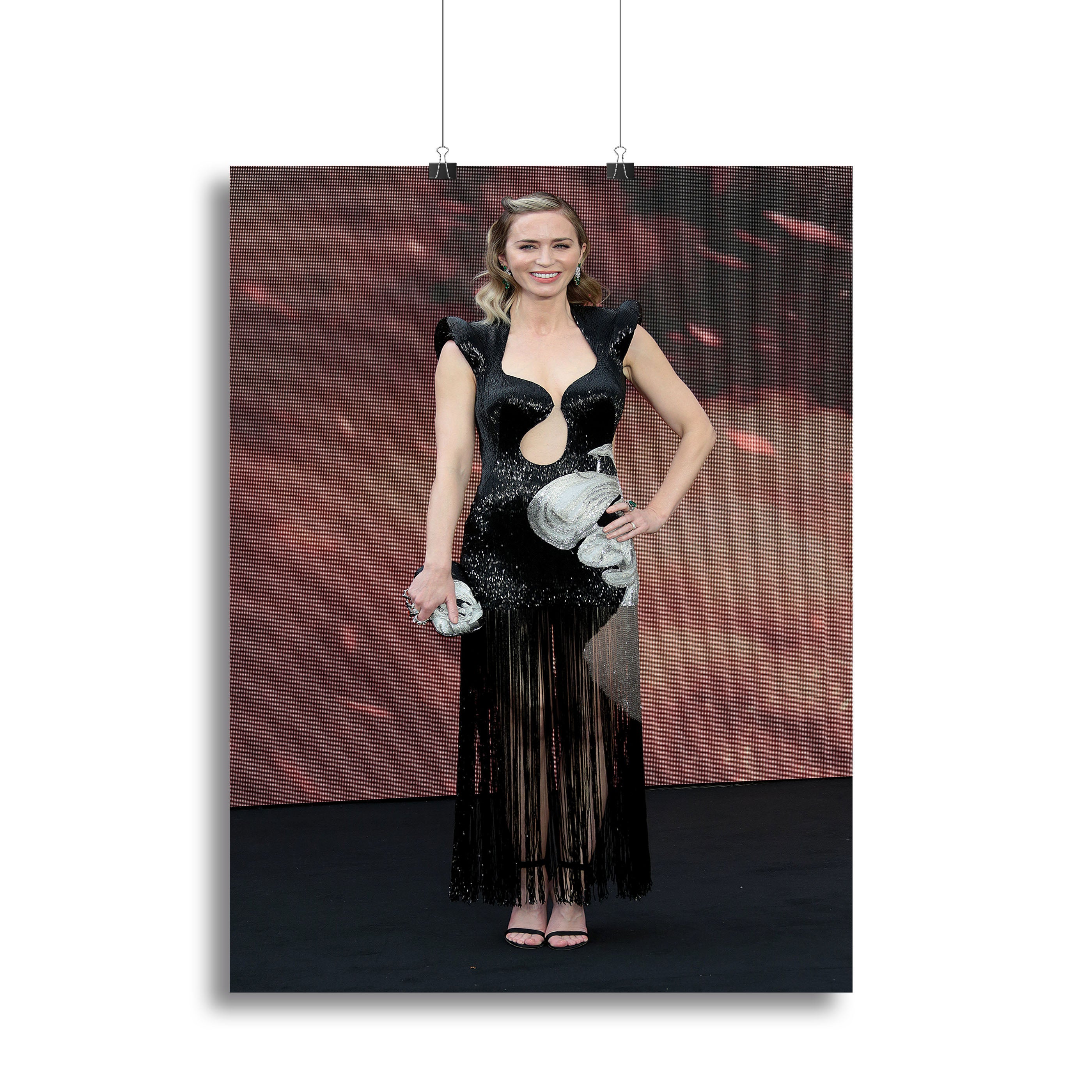 Emily Blunt at the Oppenheimer Premiere Canvas Print or Poster - Canvas Art Rocks - 2