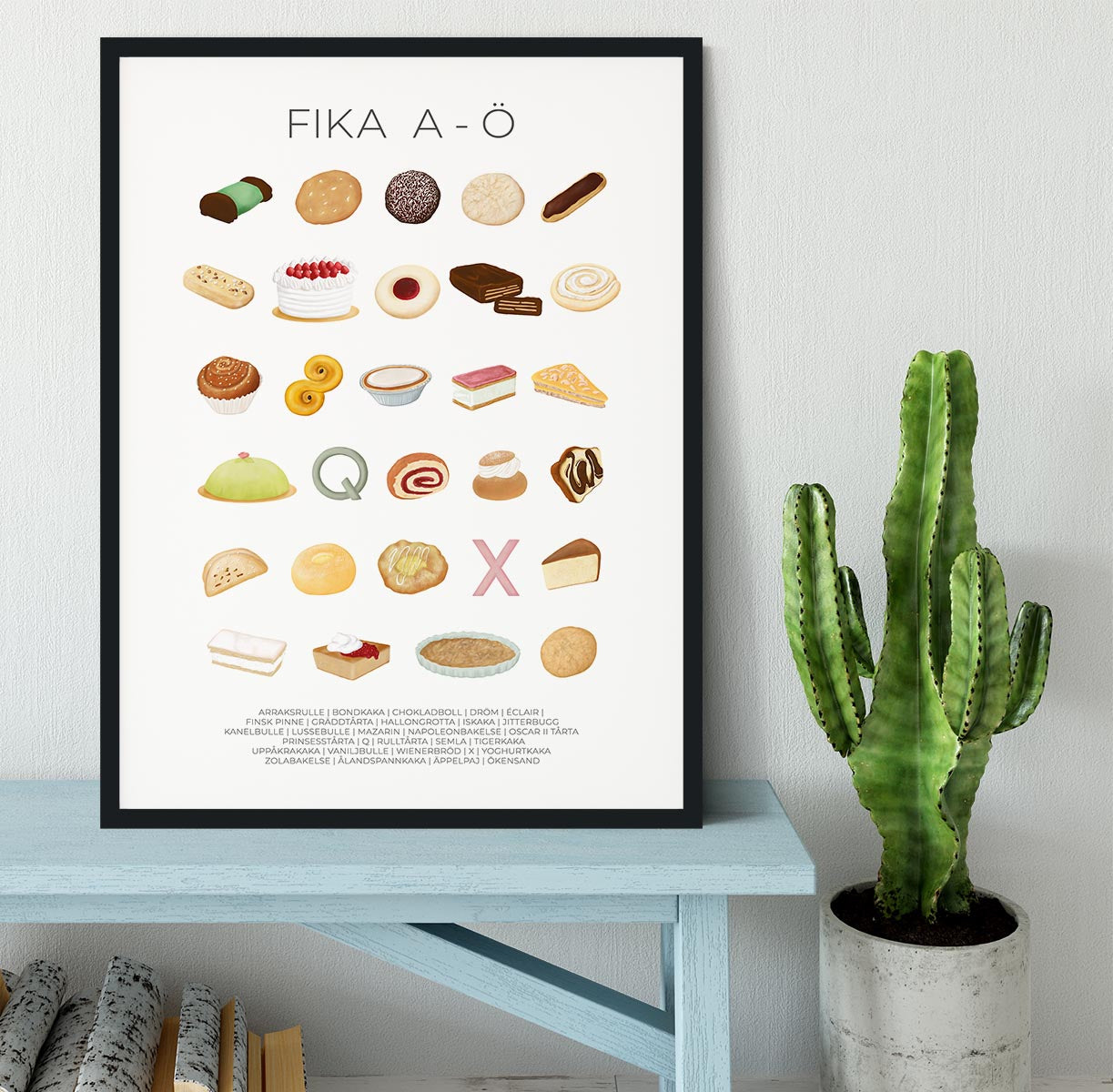 FIKA A A Framed Print - Canvas Art Rocks - 2