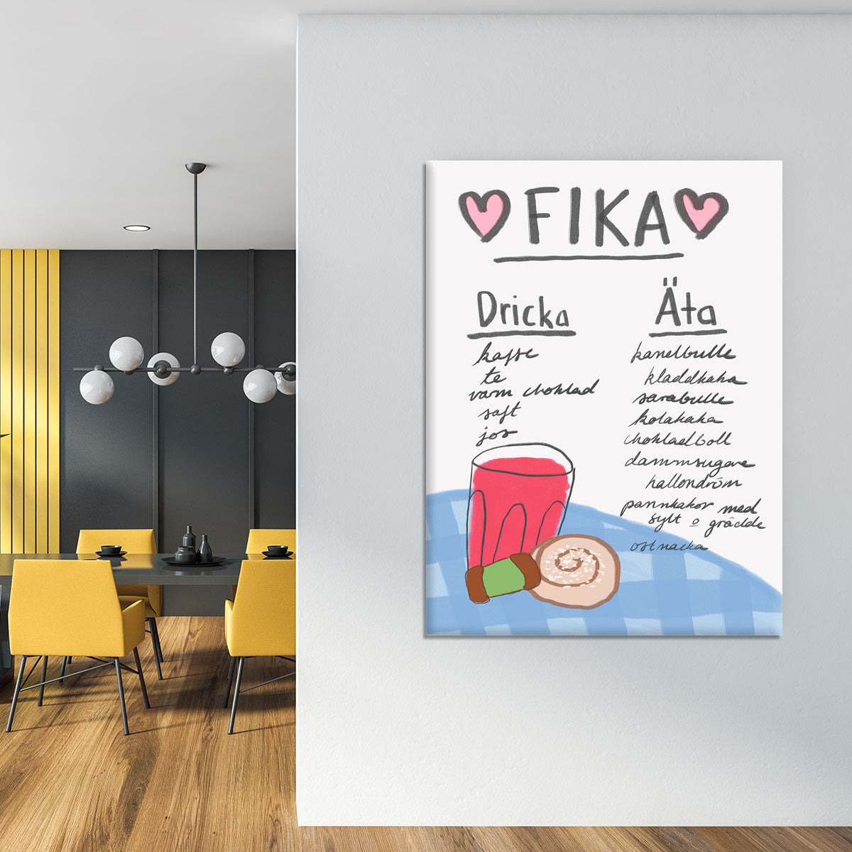 Fika Canvas Print or Poster - Canvas Art Rocks - 4