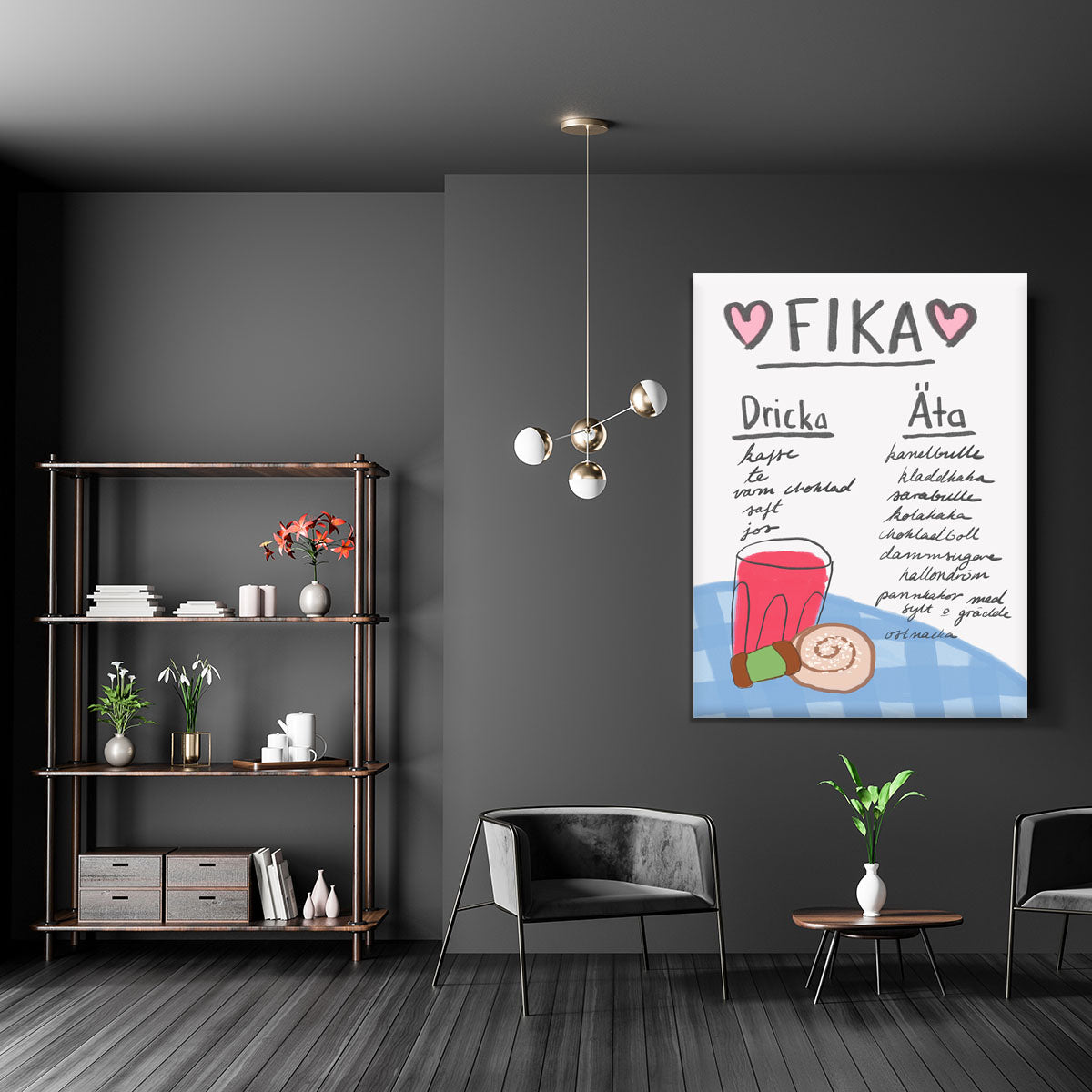 Fika Canvas Print or Poster - Canvas Art Rocks - 5