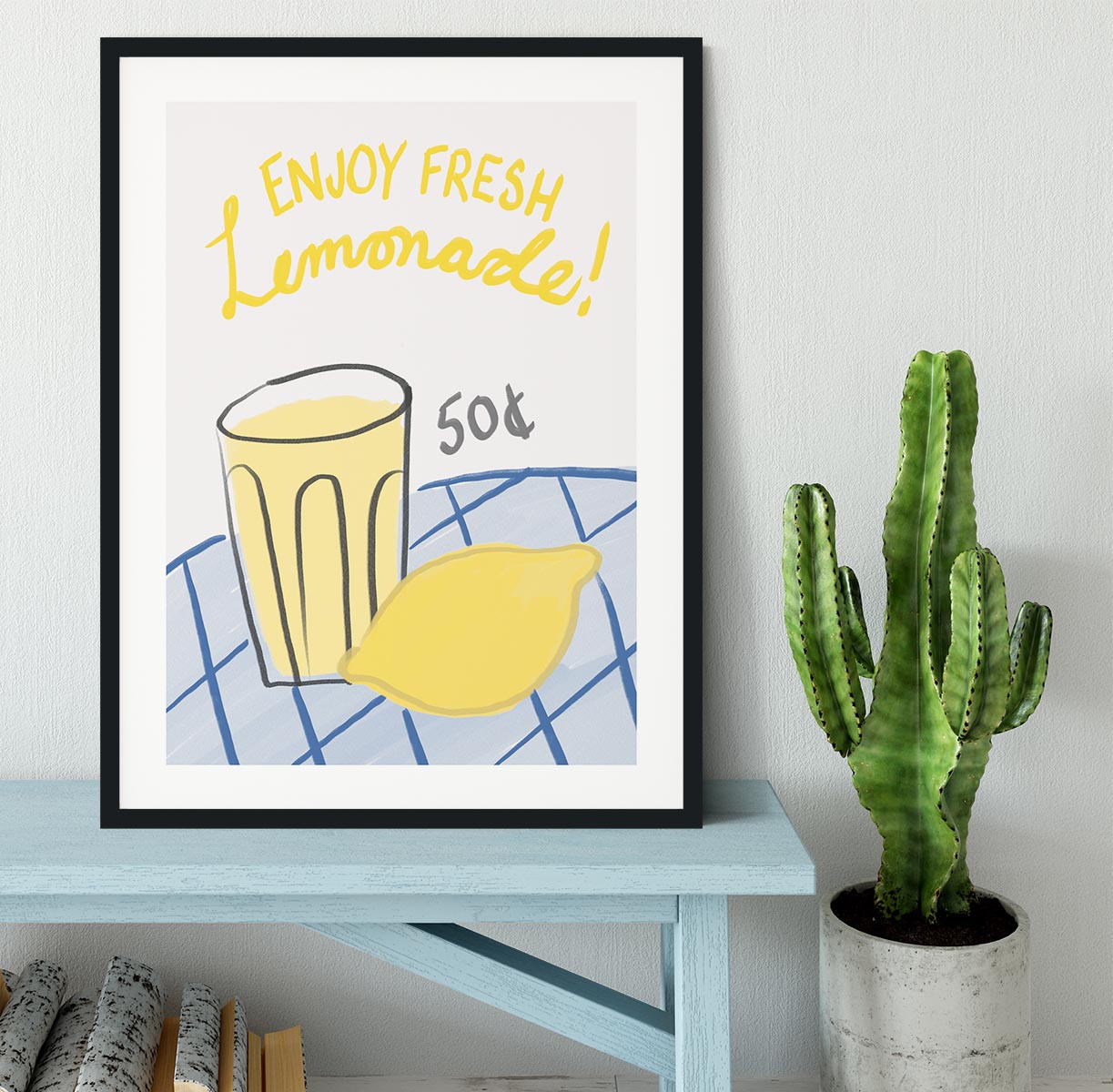 Fresh Lemonade Framed Print - Canvas Art Rocks - 1