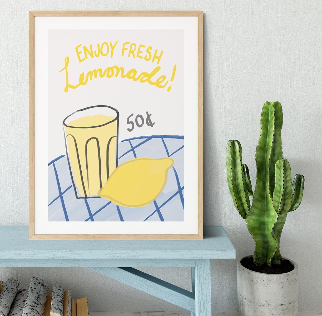 Fresh Lemonade Framed Print - Canvas Art Rocks - 3