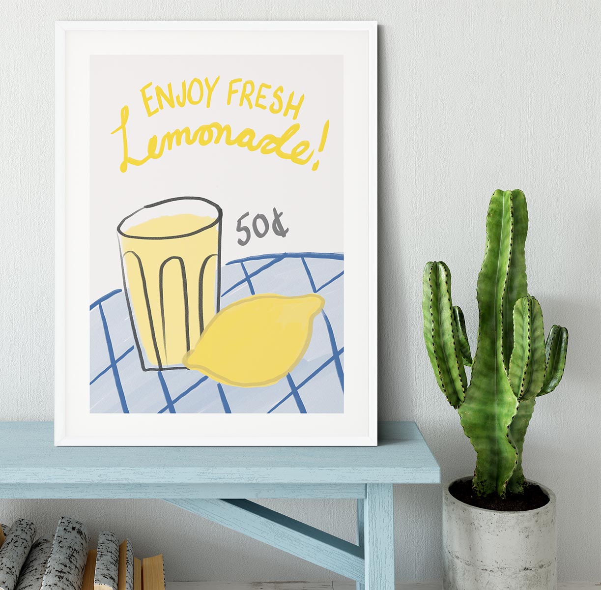 Fresh Lemonade Framed Print - Canvas Art Rocks - 5