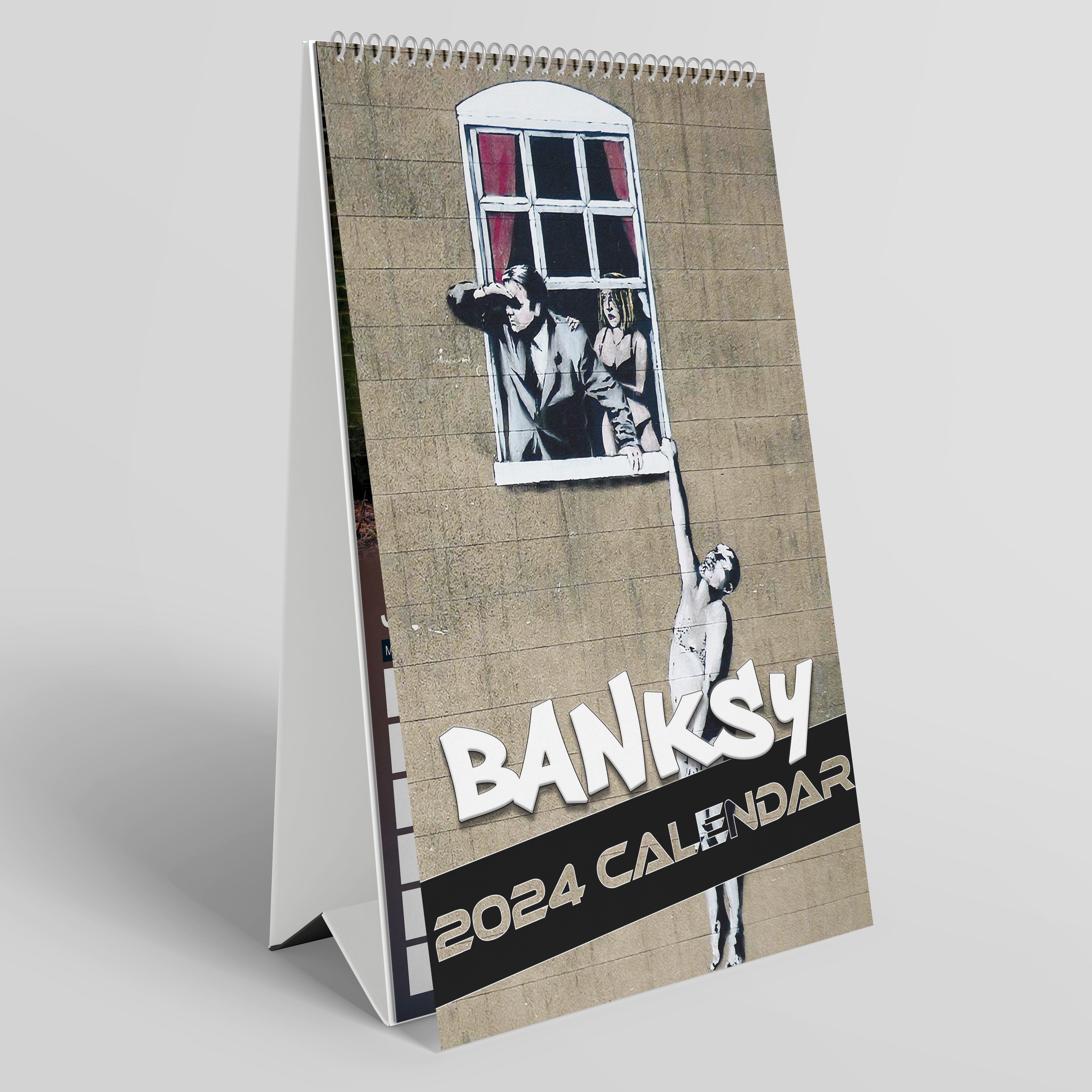 Banksy A5 Desk 2024 Calendar