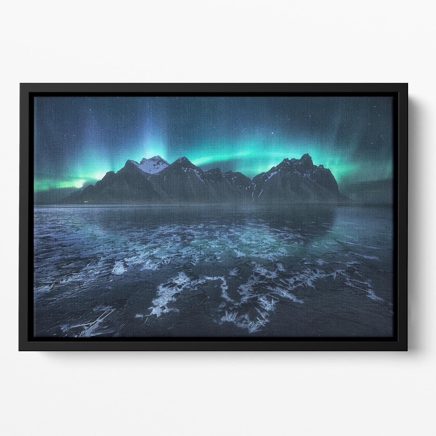 Frozen World The Crown Floating Framed Canvas - Canvas Art Rocks - 2