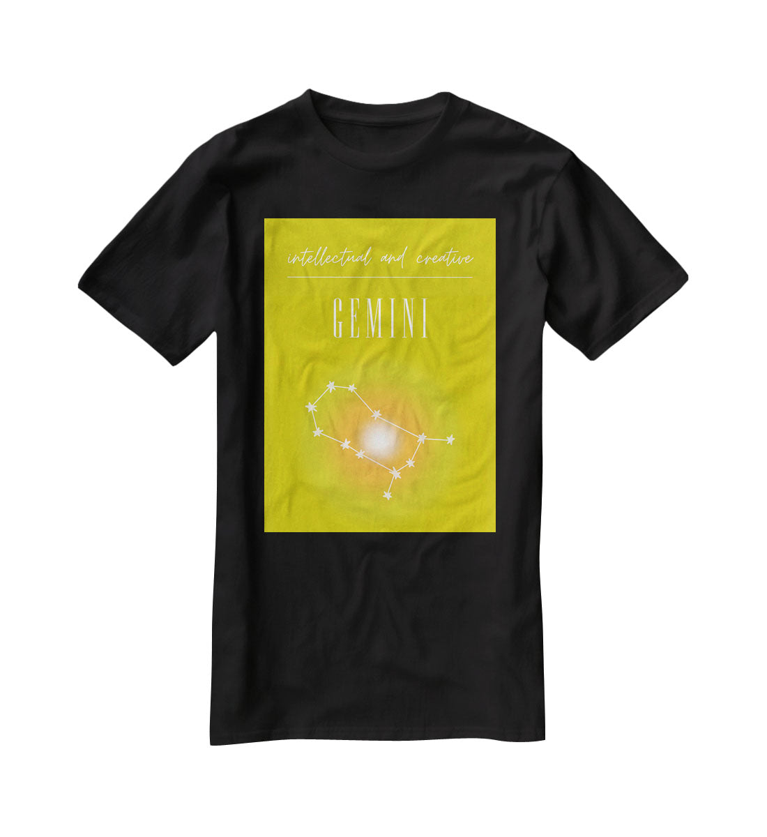 Gemini Zodiac Renewal Art T-Shirt - Canvas Art Rocks - 1